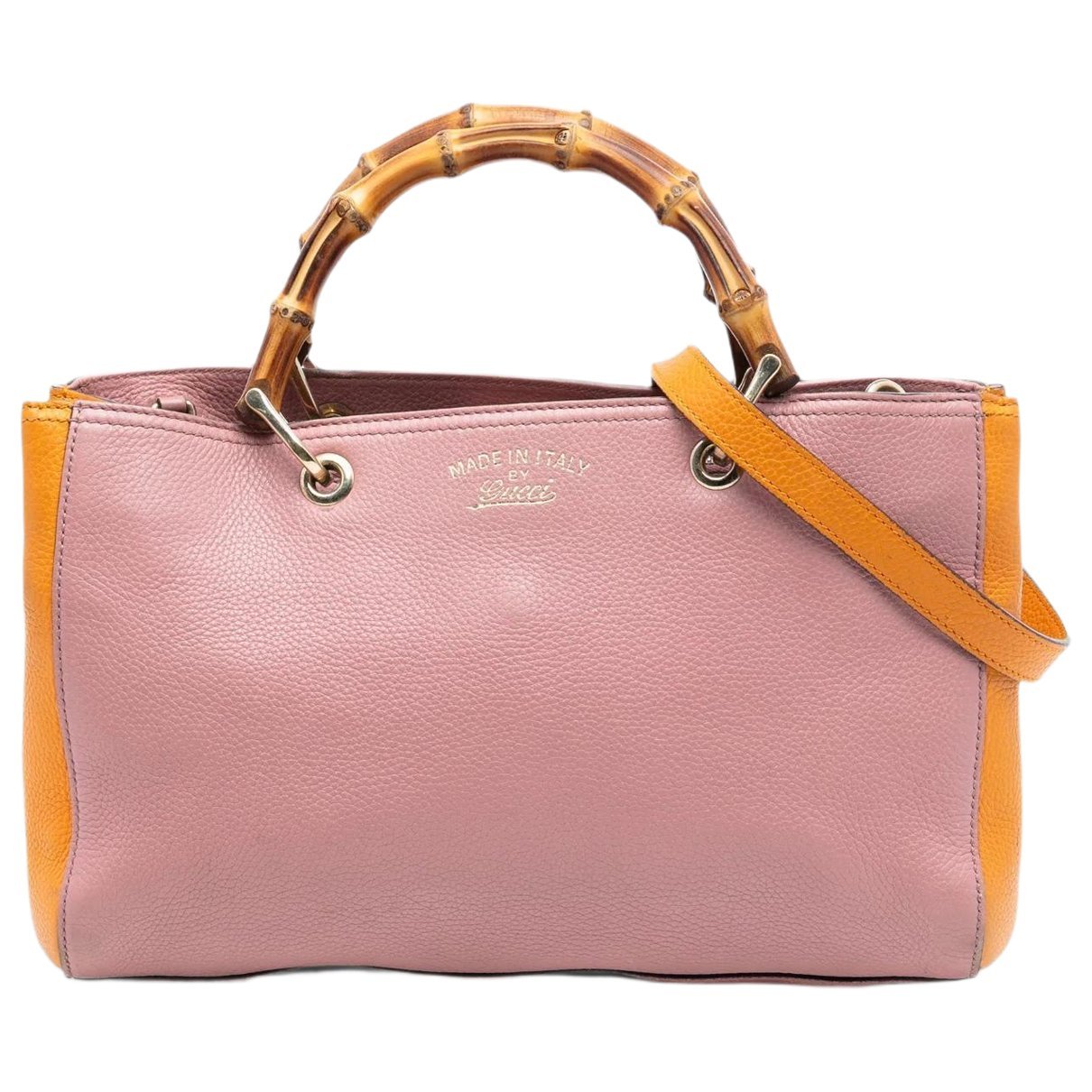 Bamboo leather satchel