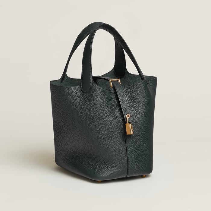 Vert Foncé Picotin Lock 18 Bag