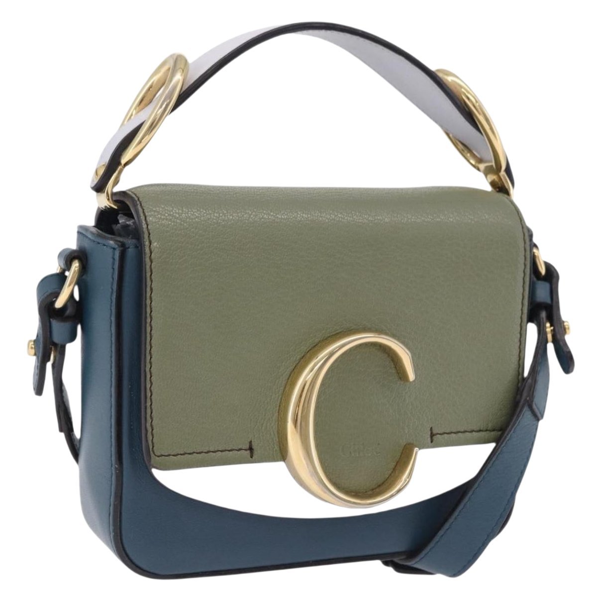 C leather handbag