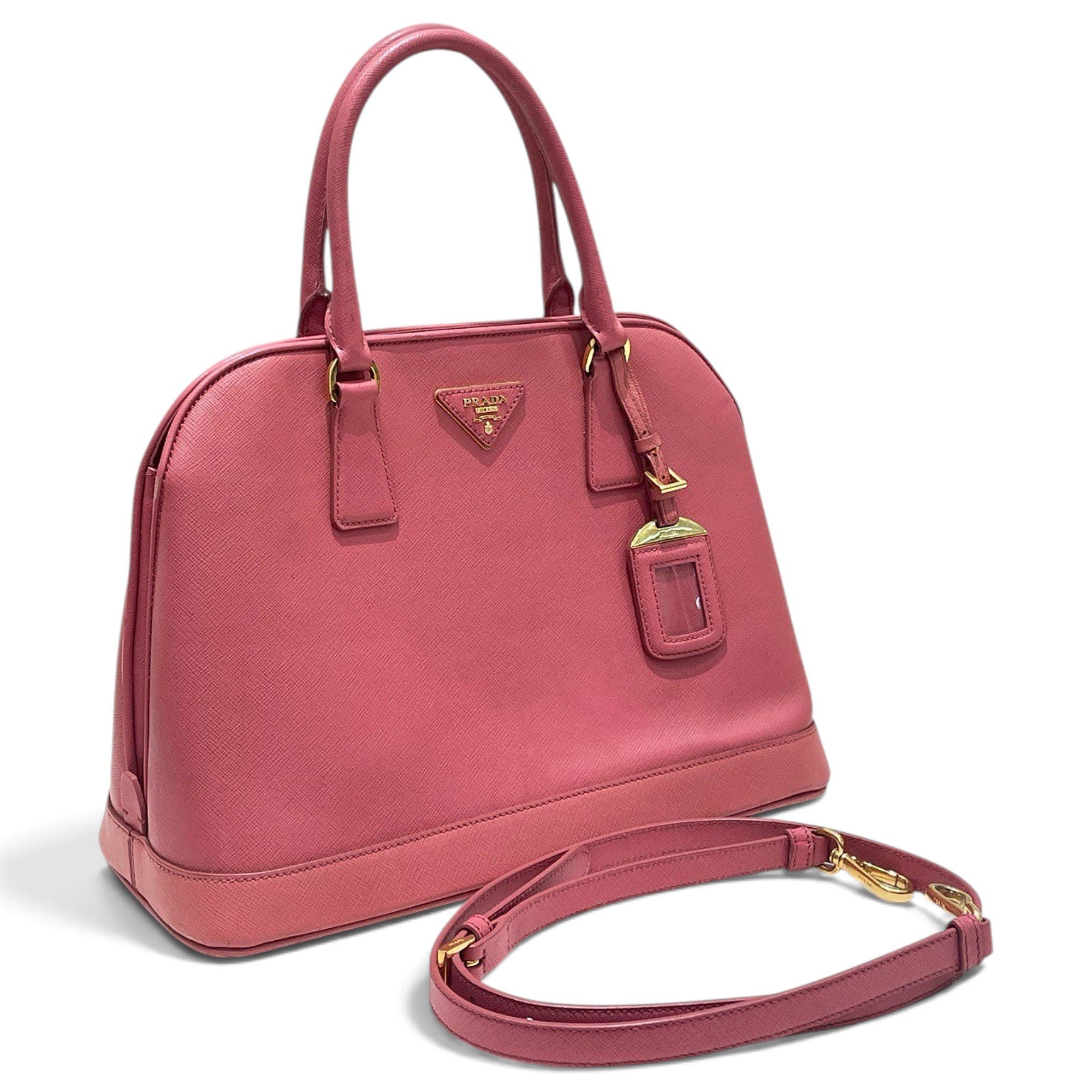 Promenade leather handbag