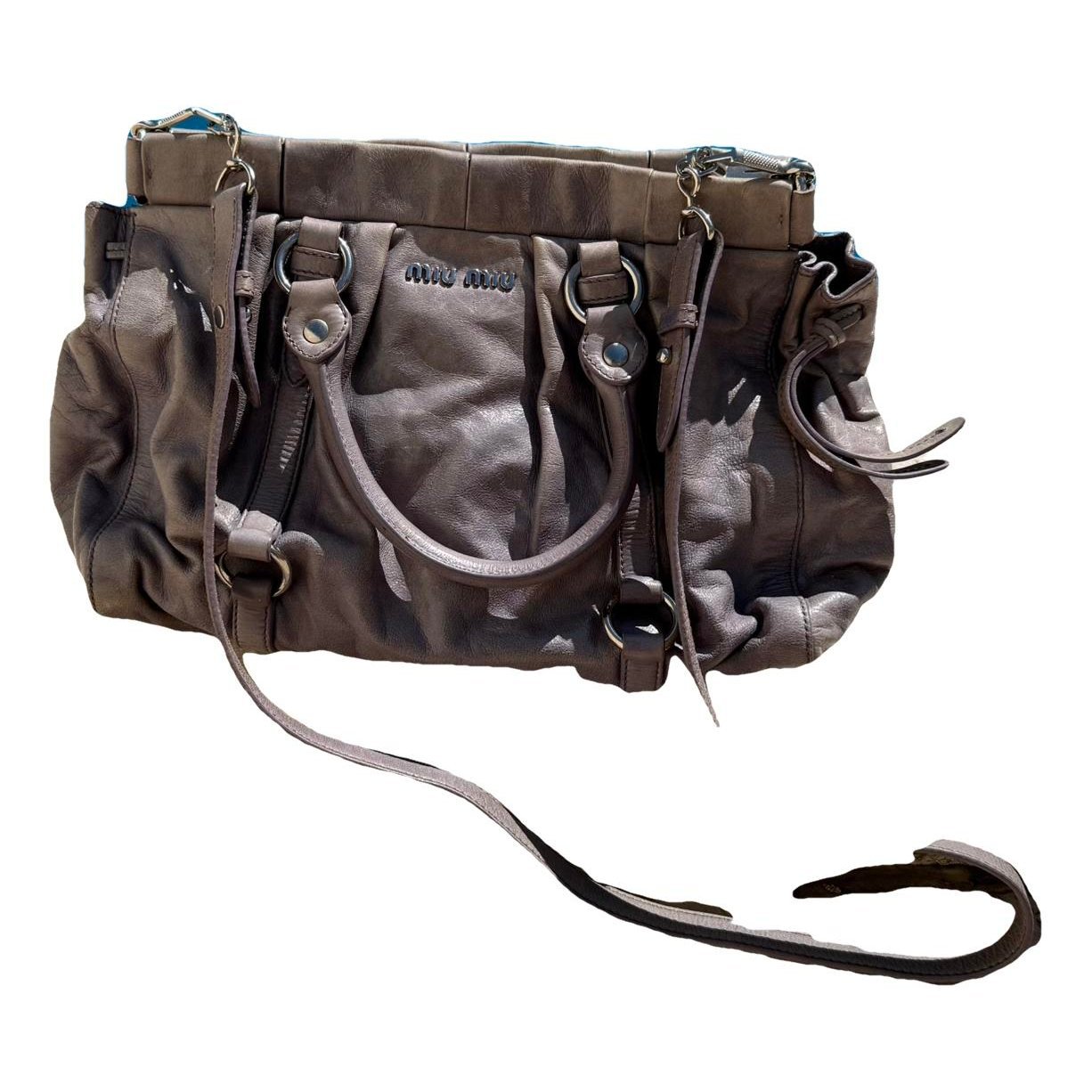 Vitello leather crossbody bag