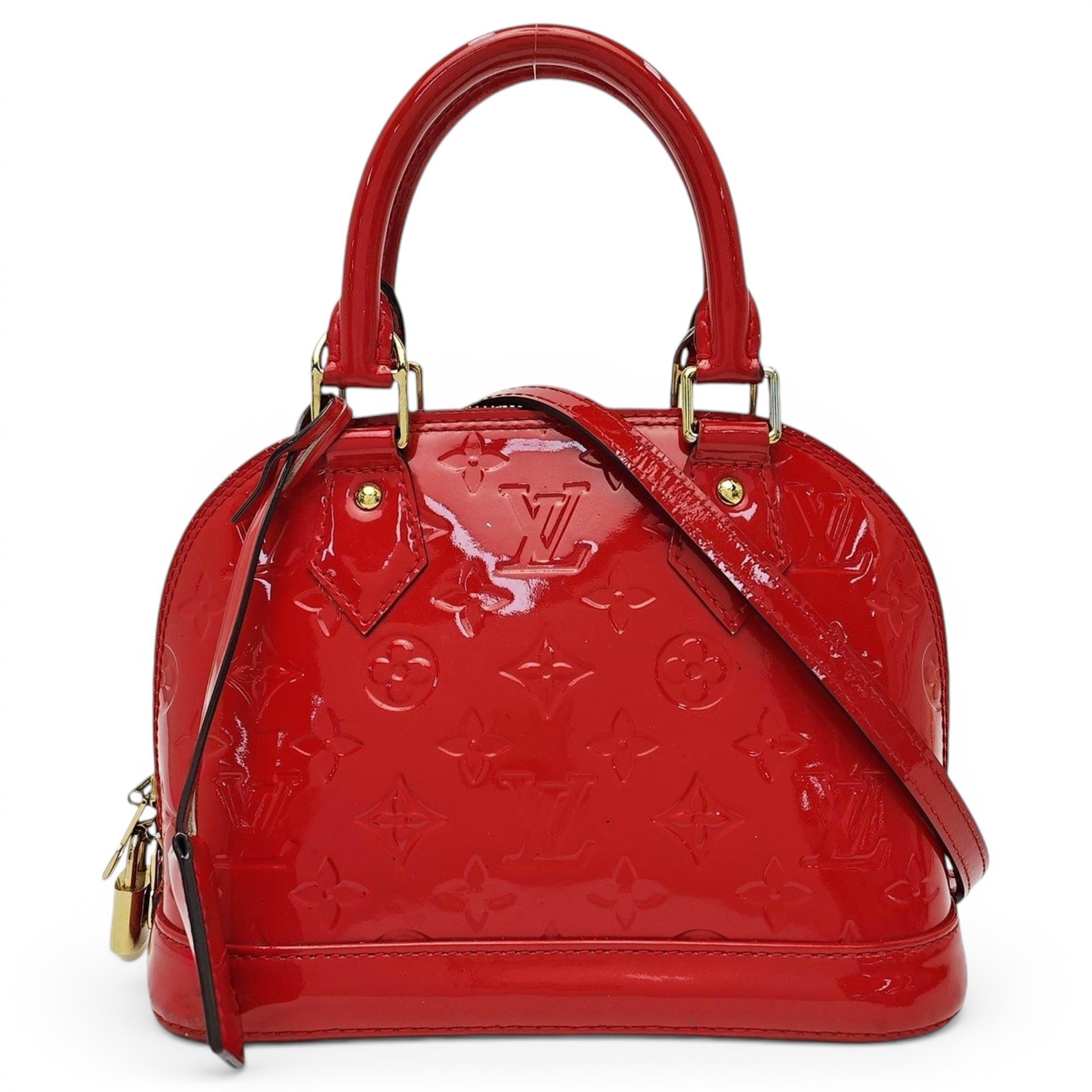 Alma patent leather handbag