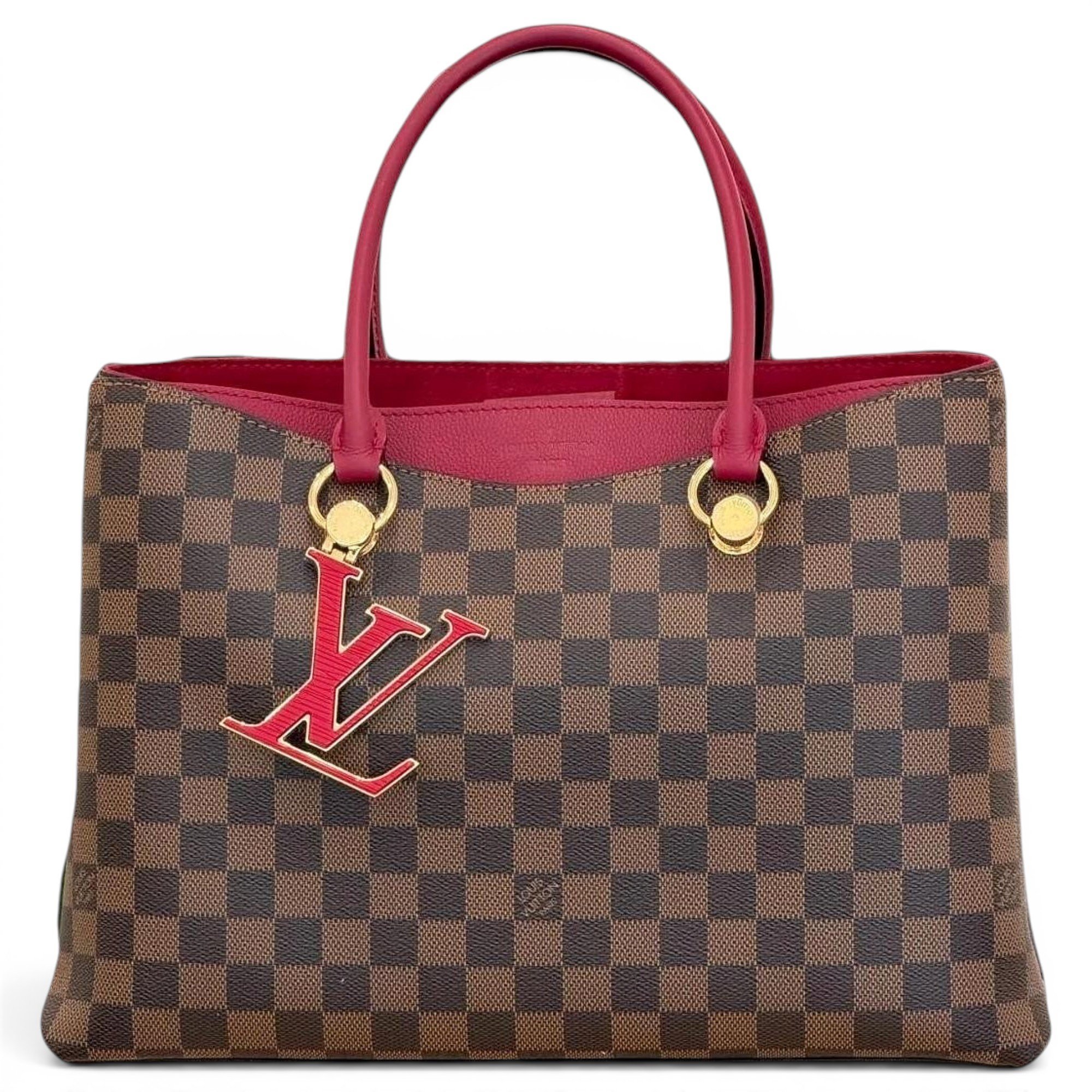 LV Riverside leather handbag