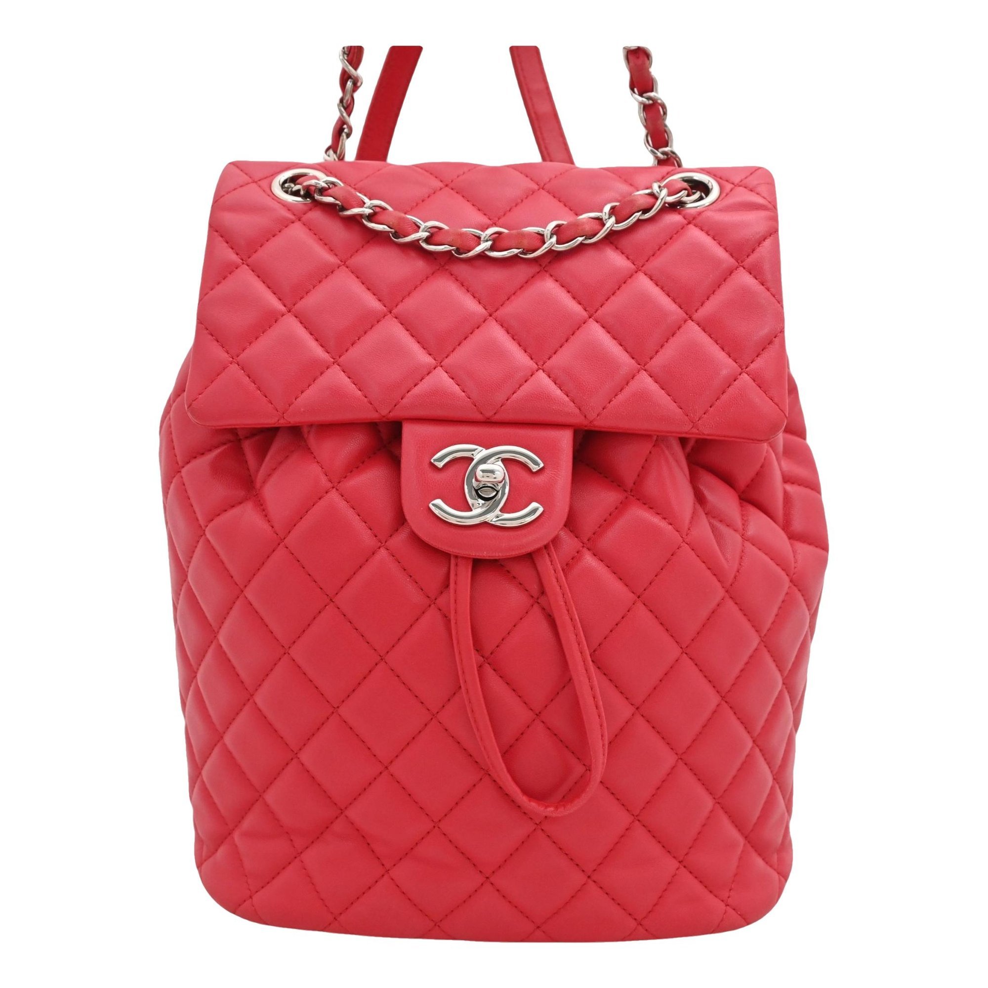 Leather backpack