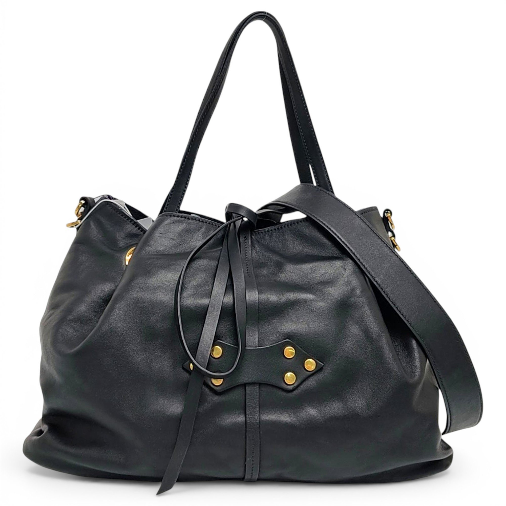 Leather handbag