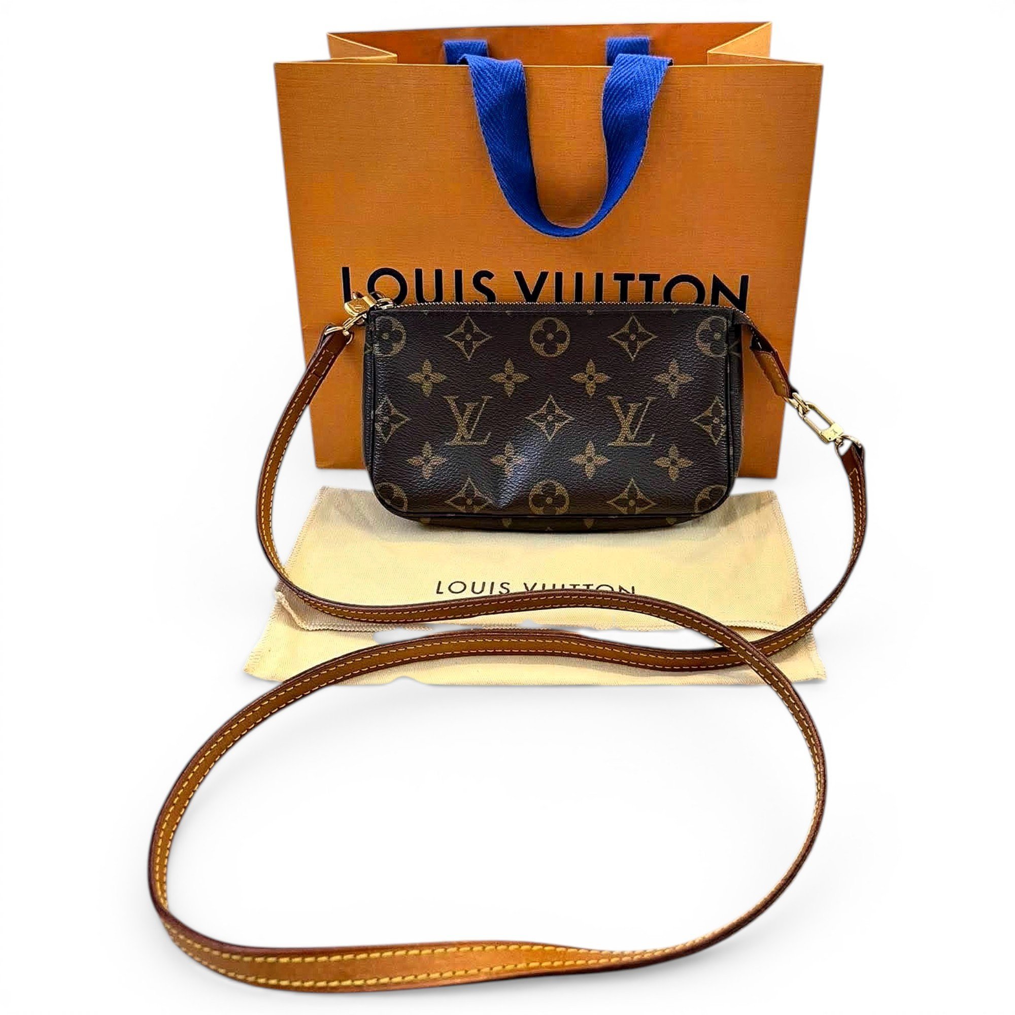 Pochette Accessoire leather handbag