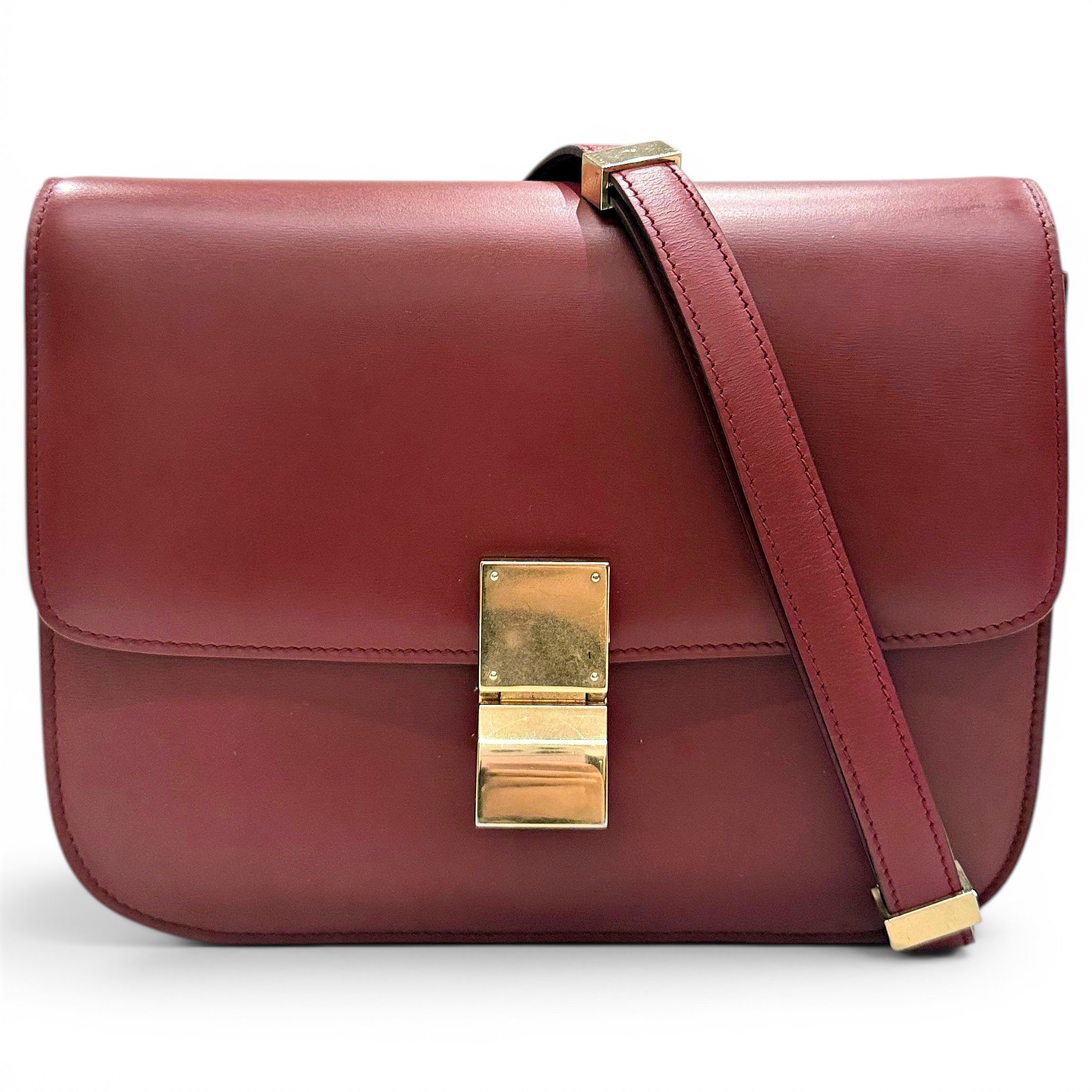 Classic leather handbag