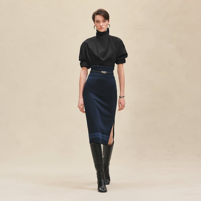 Bleu Noir Modular Bicolor Skirt