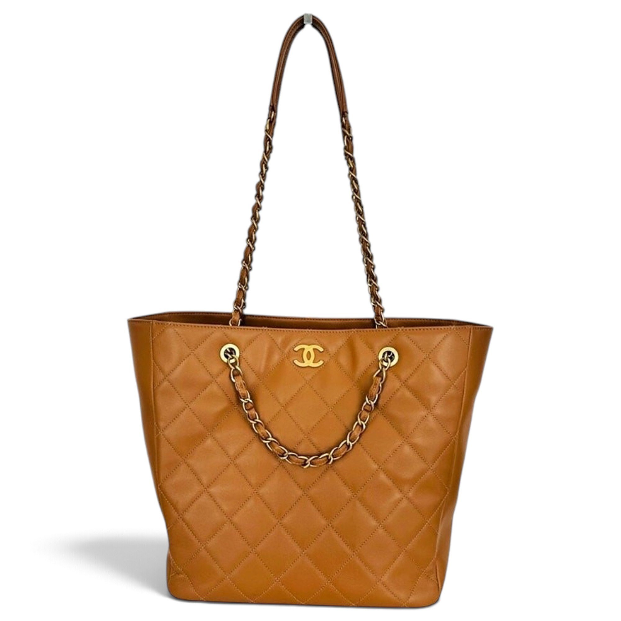 Leather tote