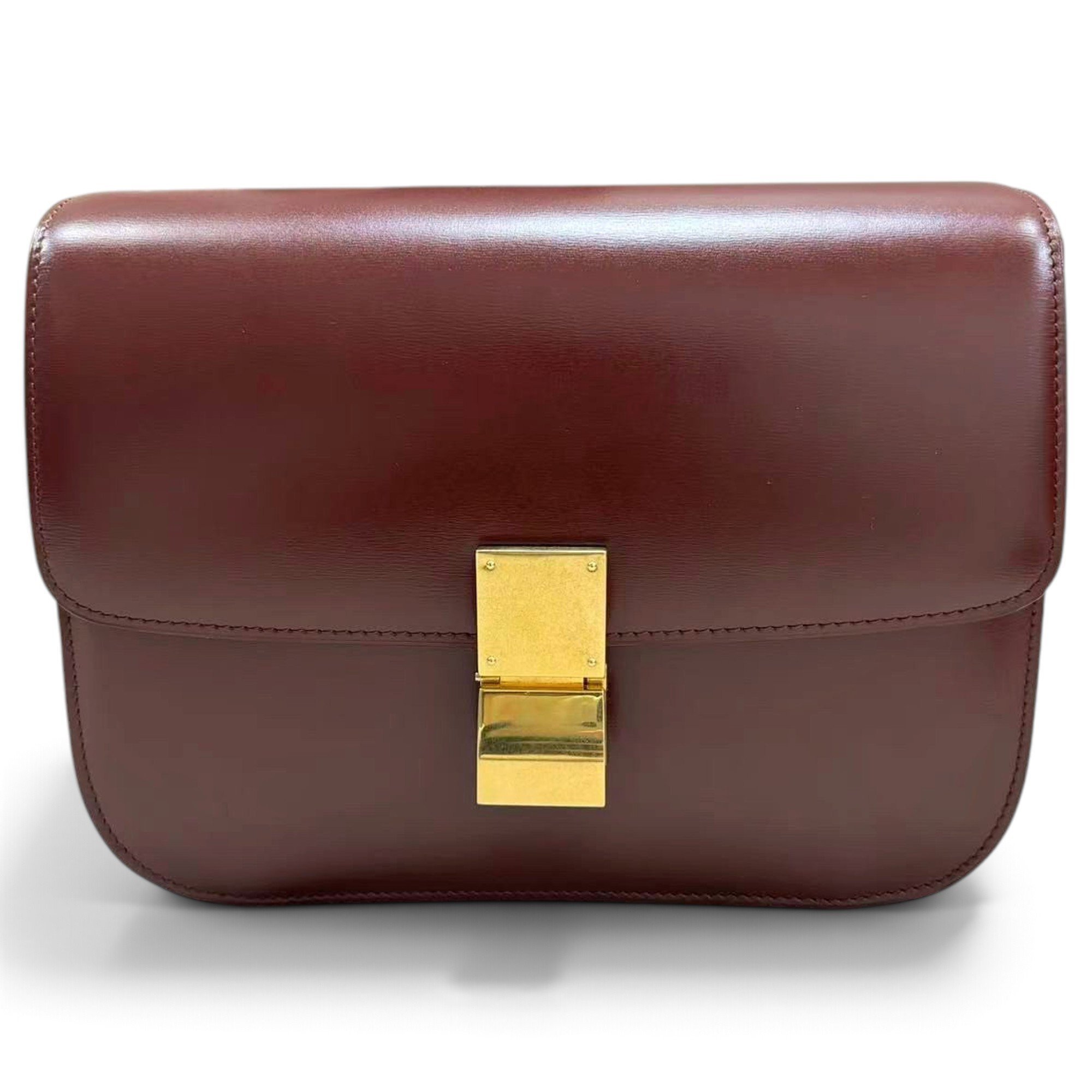 Classic leather crossbody bag