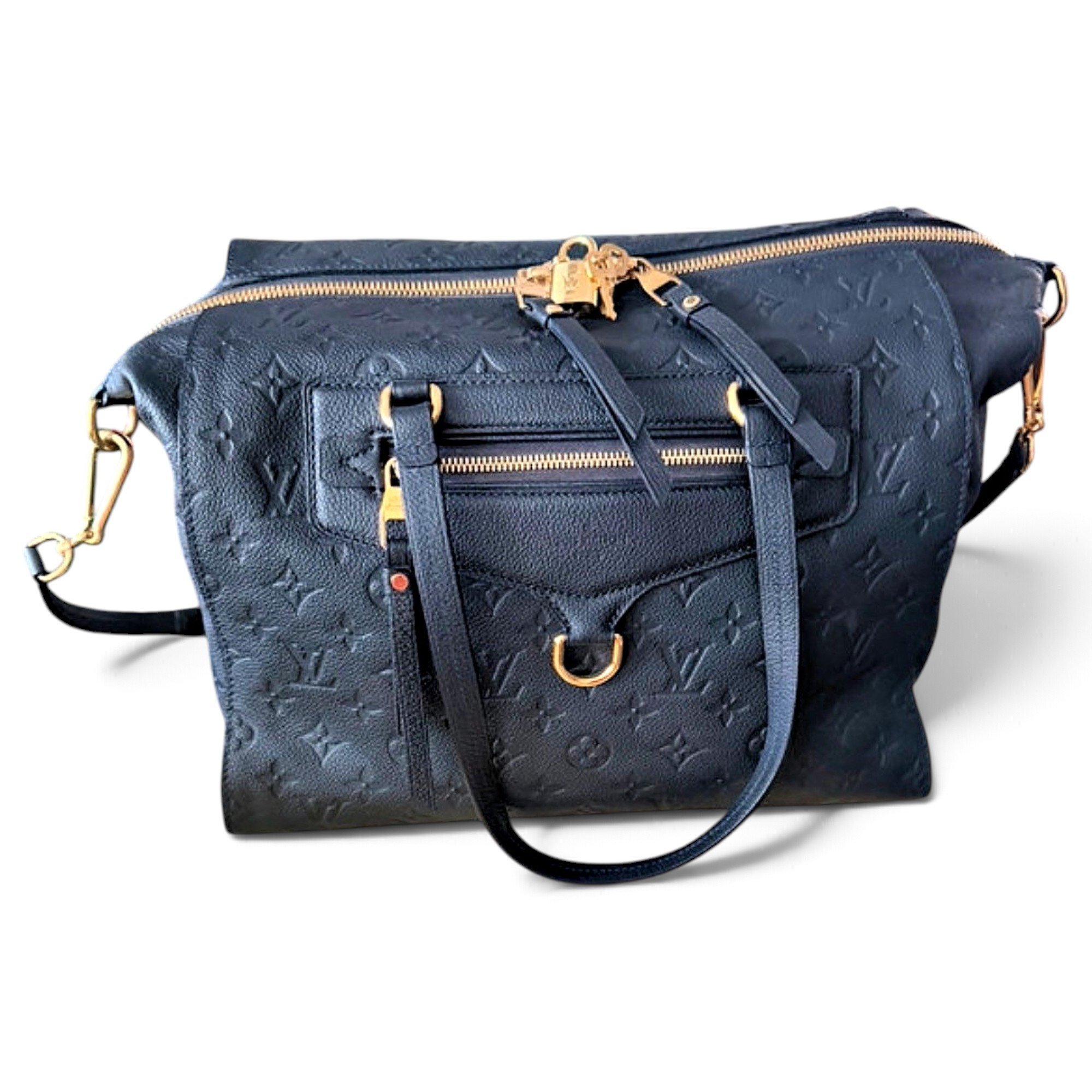 Lumineuse leather handbag