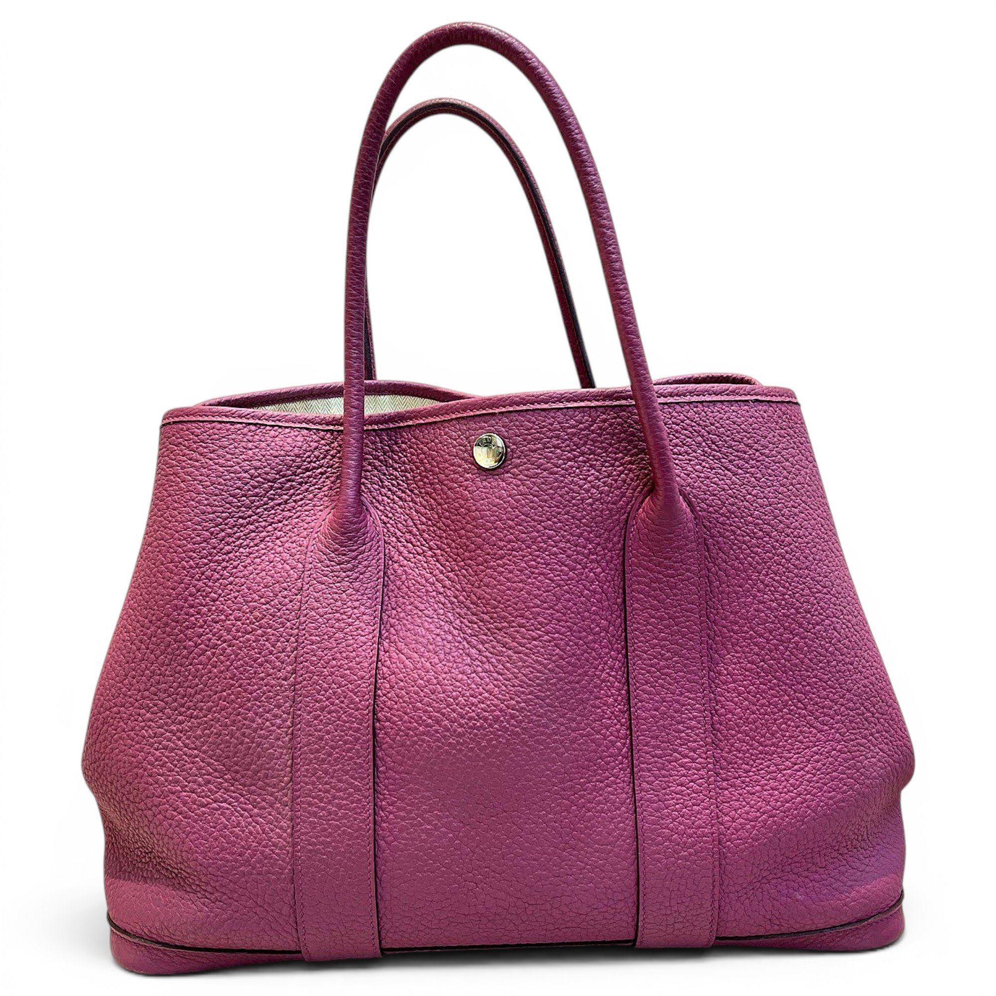 Garden Party leather handbag