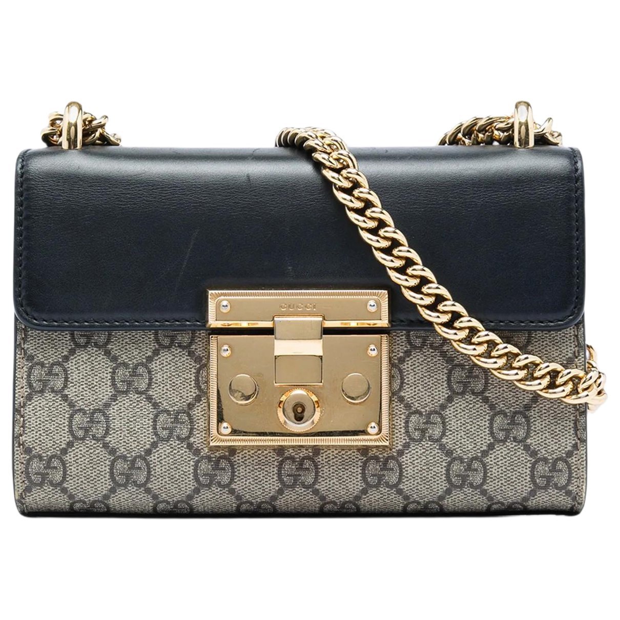 Padlock cloth crossbody bag