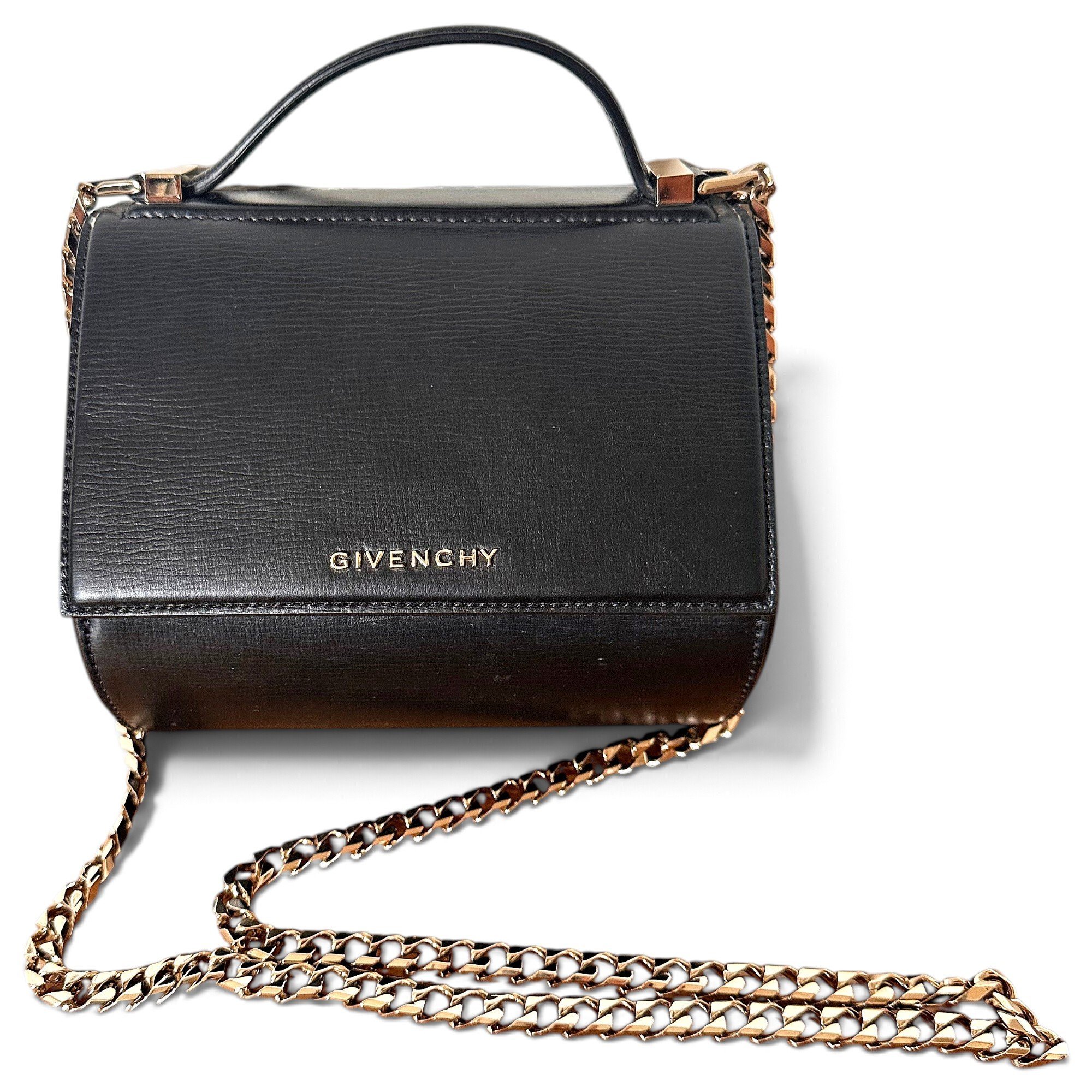 Pandora Box leather handbag