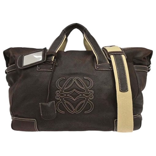 Anagram leather handbag