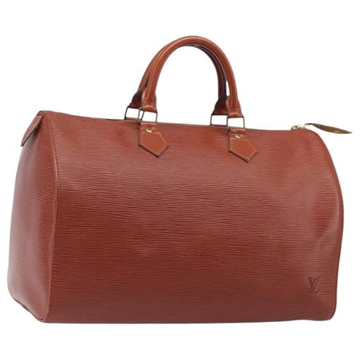 Speedy leather handbag