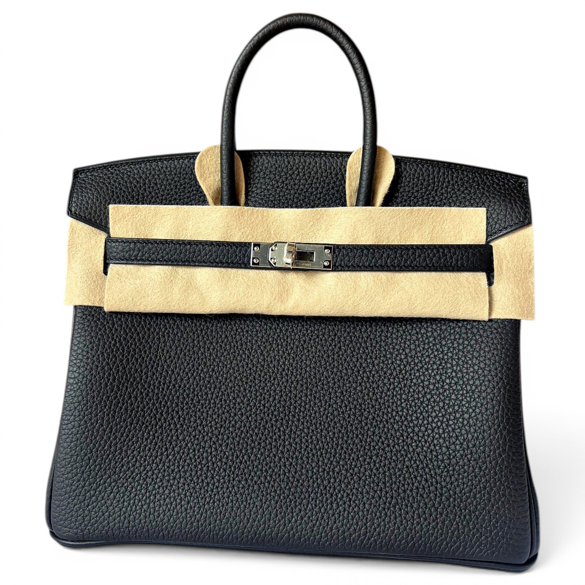 Birkin 25 leather handbag