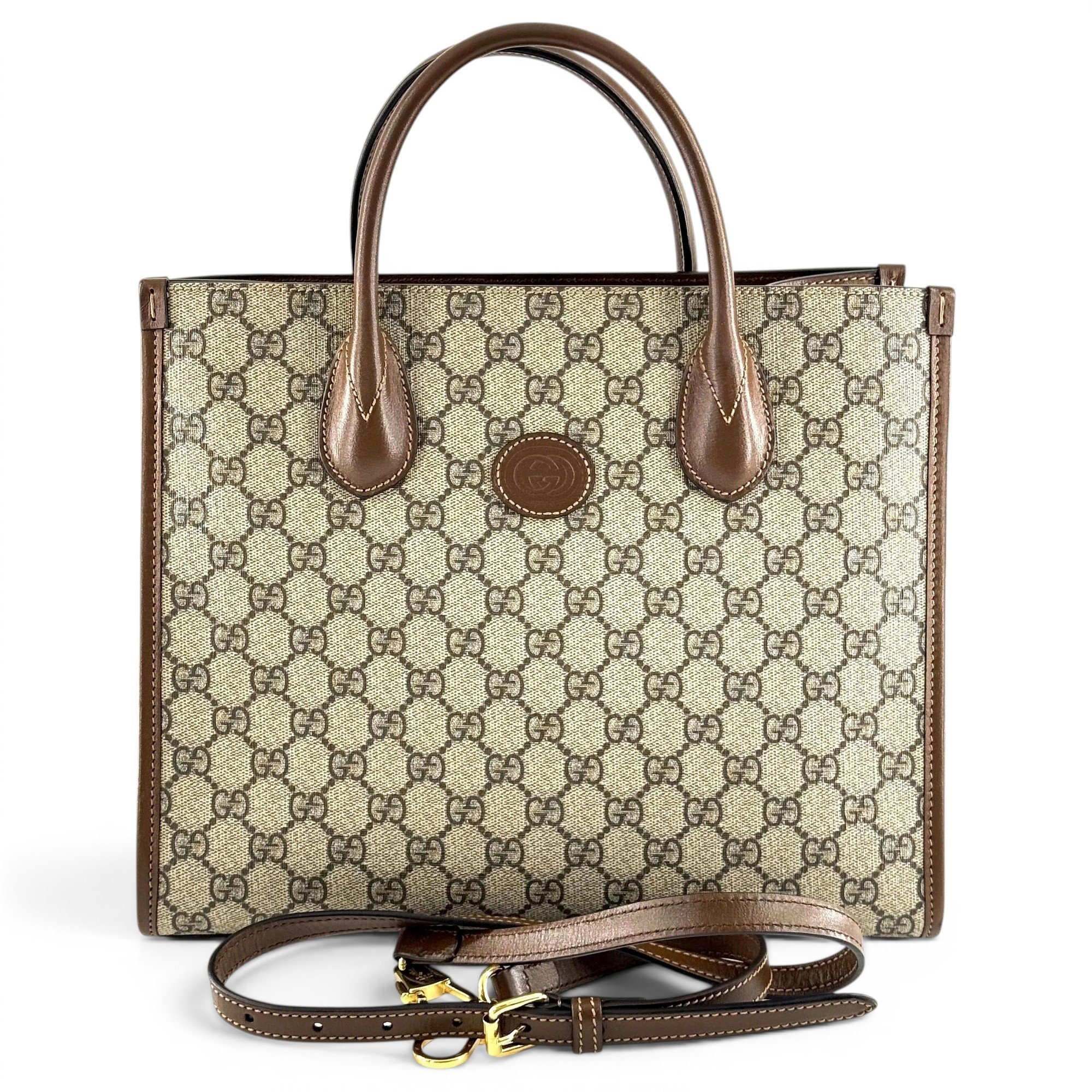 Leather tote