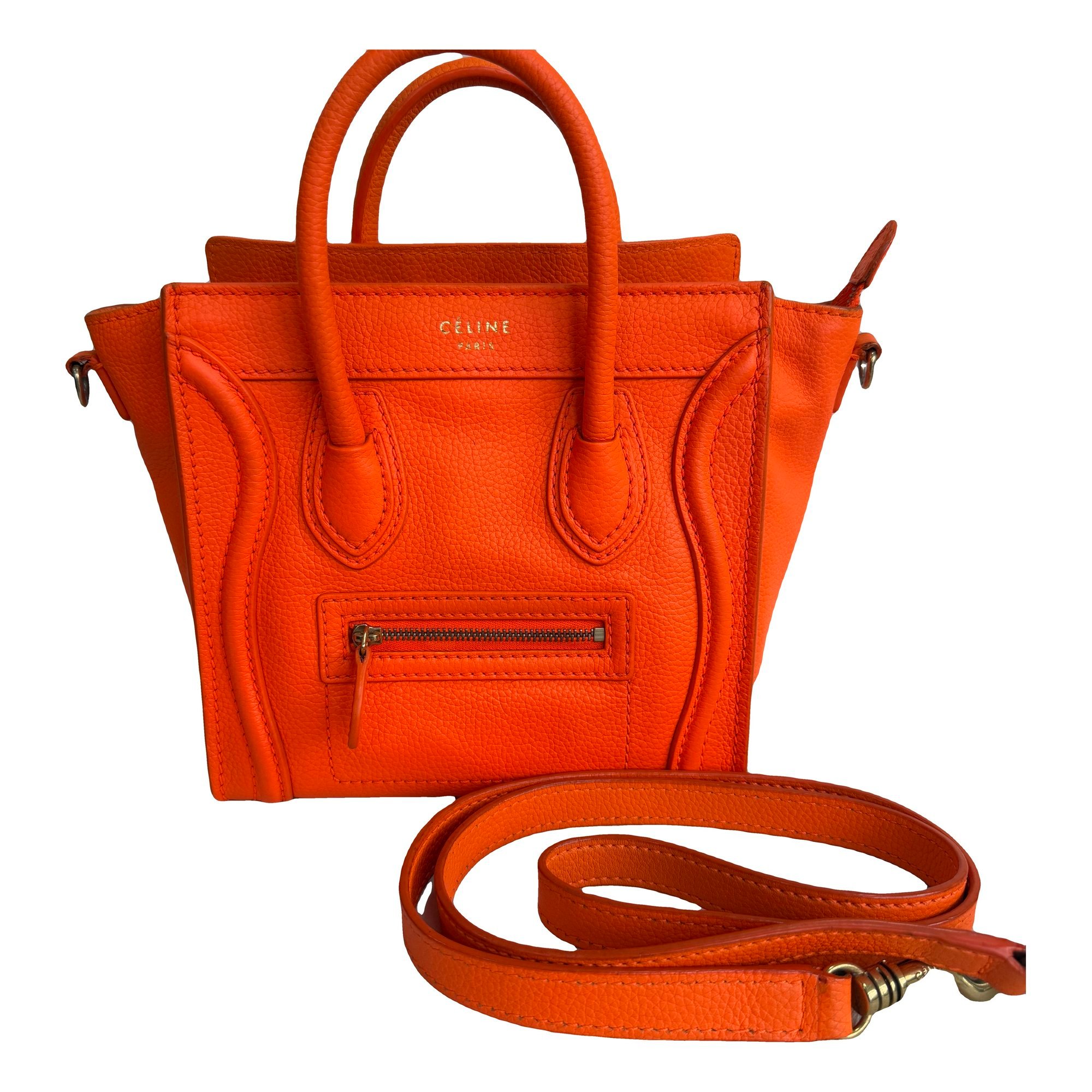 Nano Luggage leather handbag