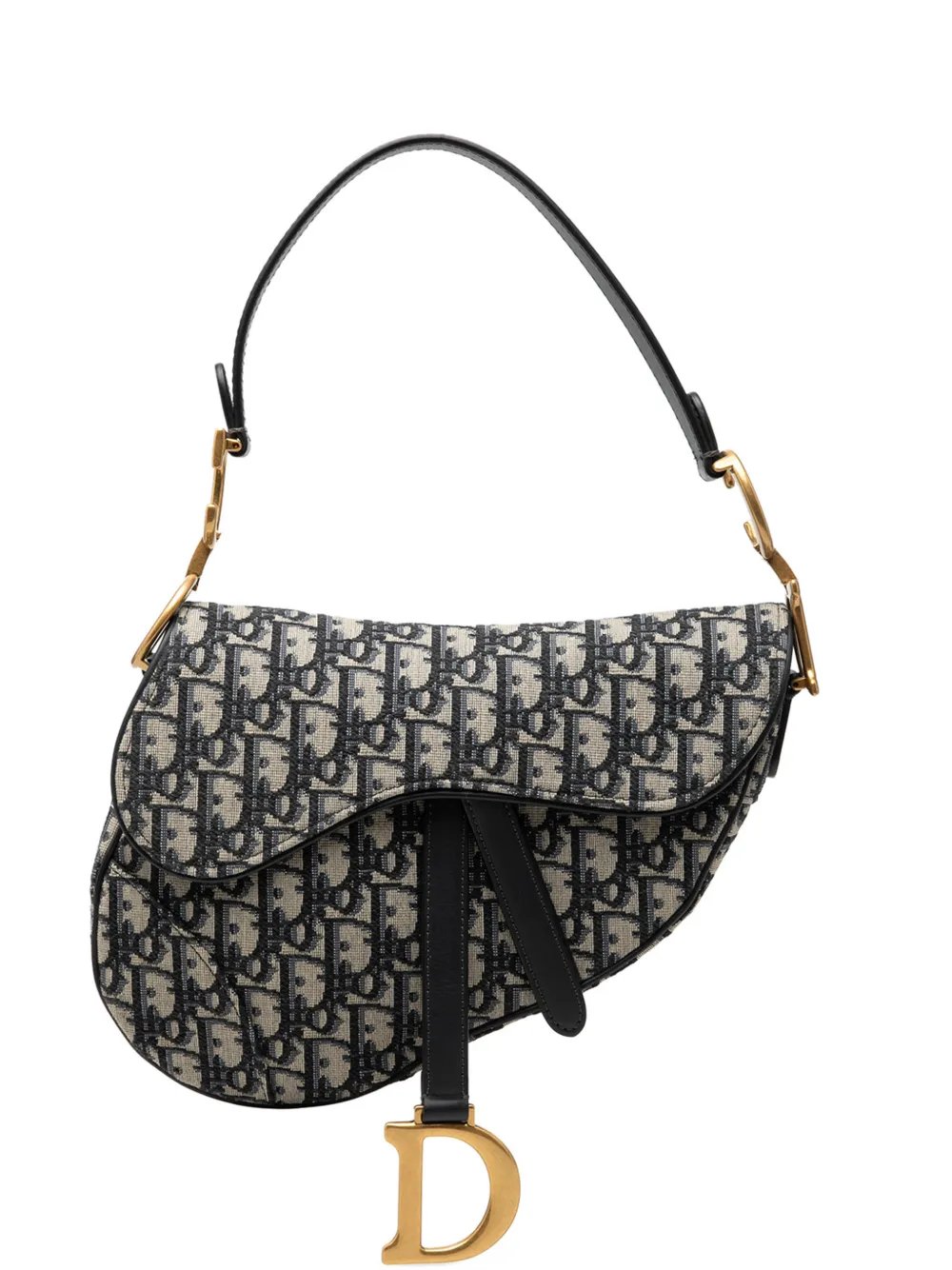 Dior 2020 Oblique Canvas Saddle Bag shoulder bag
