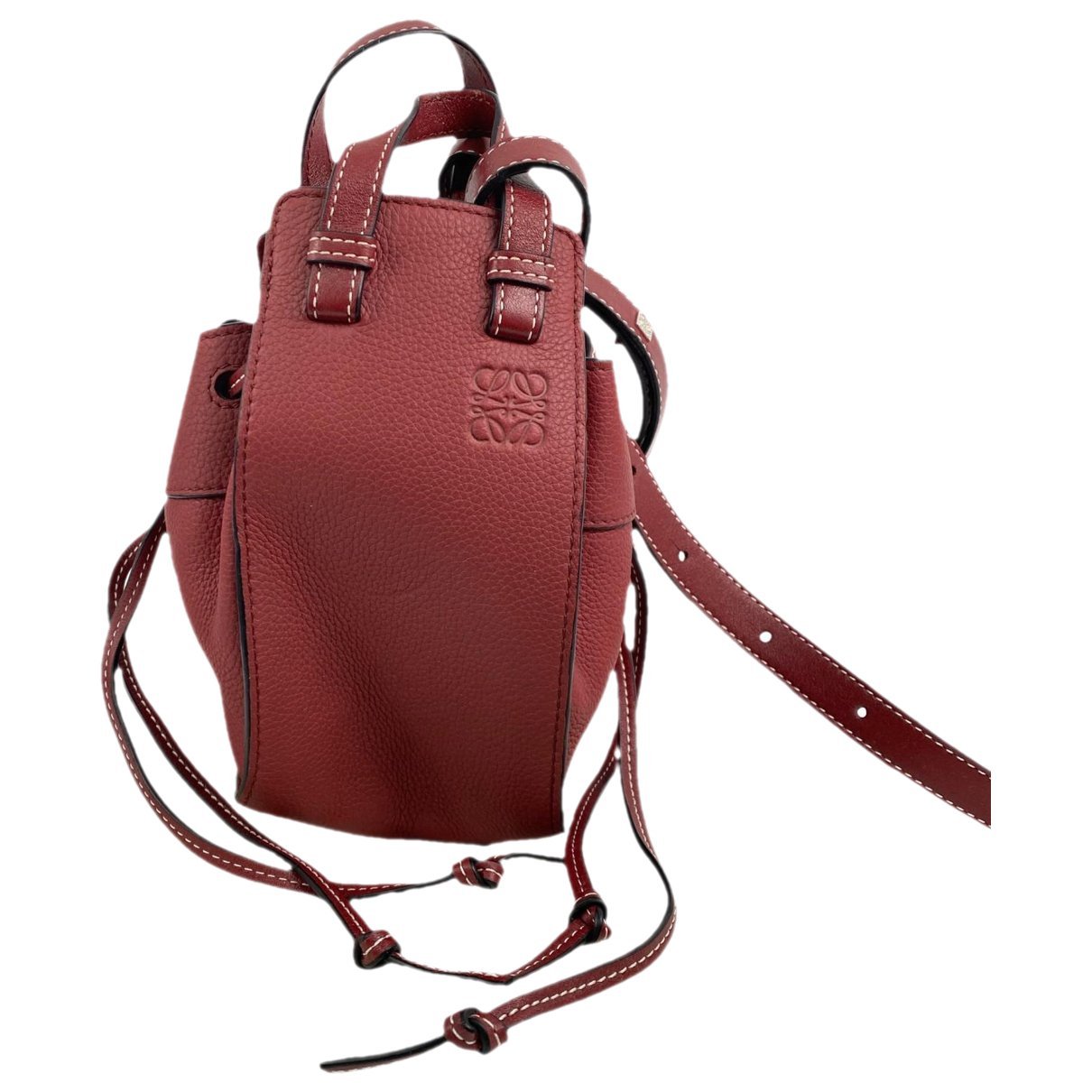 Hammock leather handbag