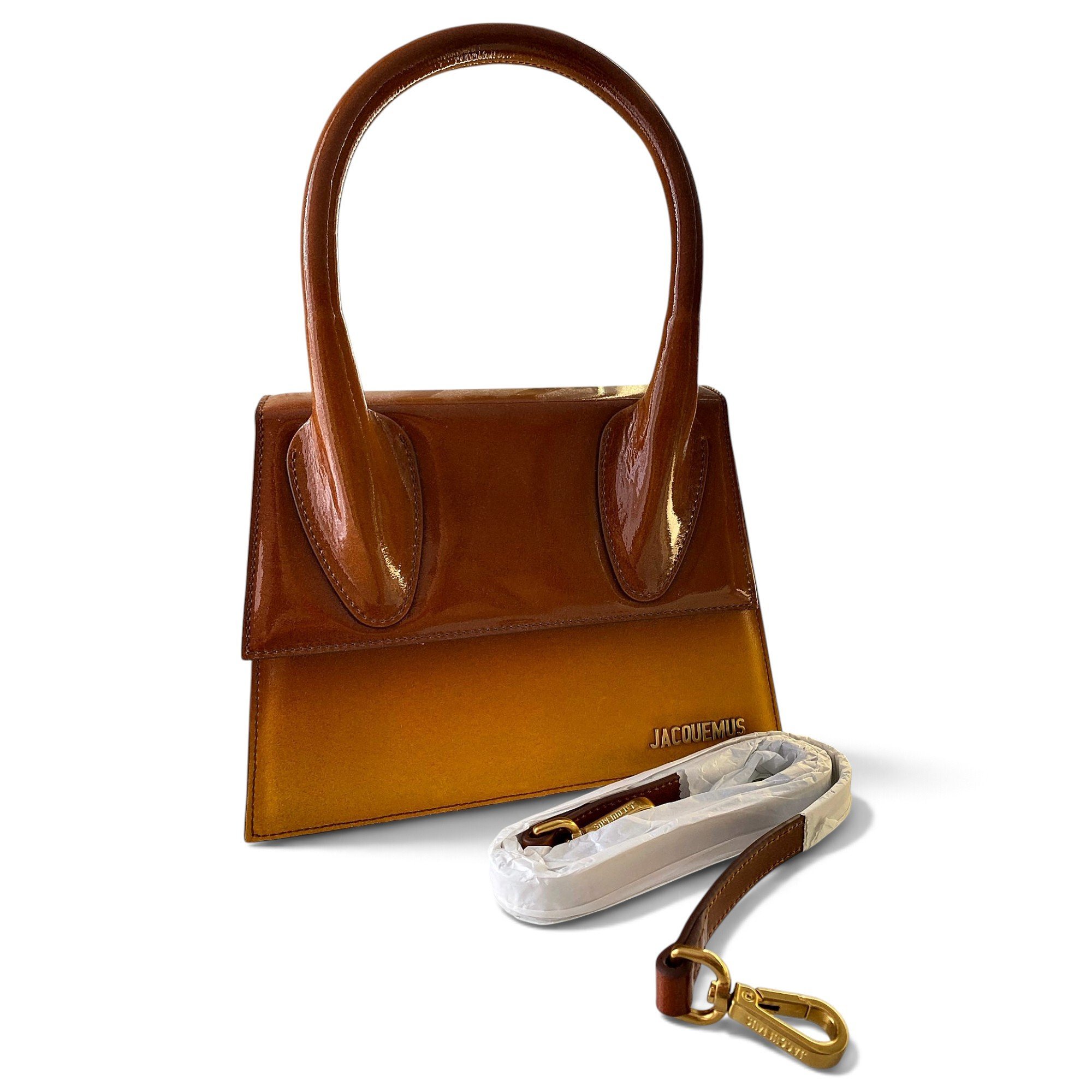 Jacquemus Le Grand Chiquito patent leather handbag