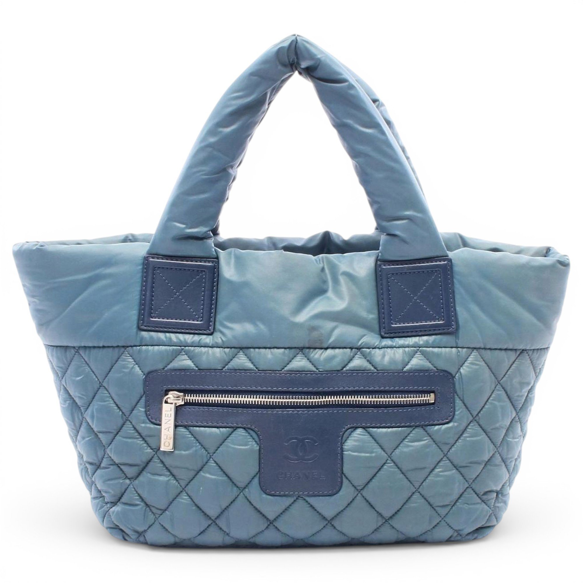 Cocoon leather tote