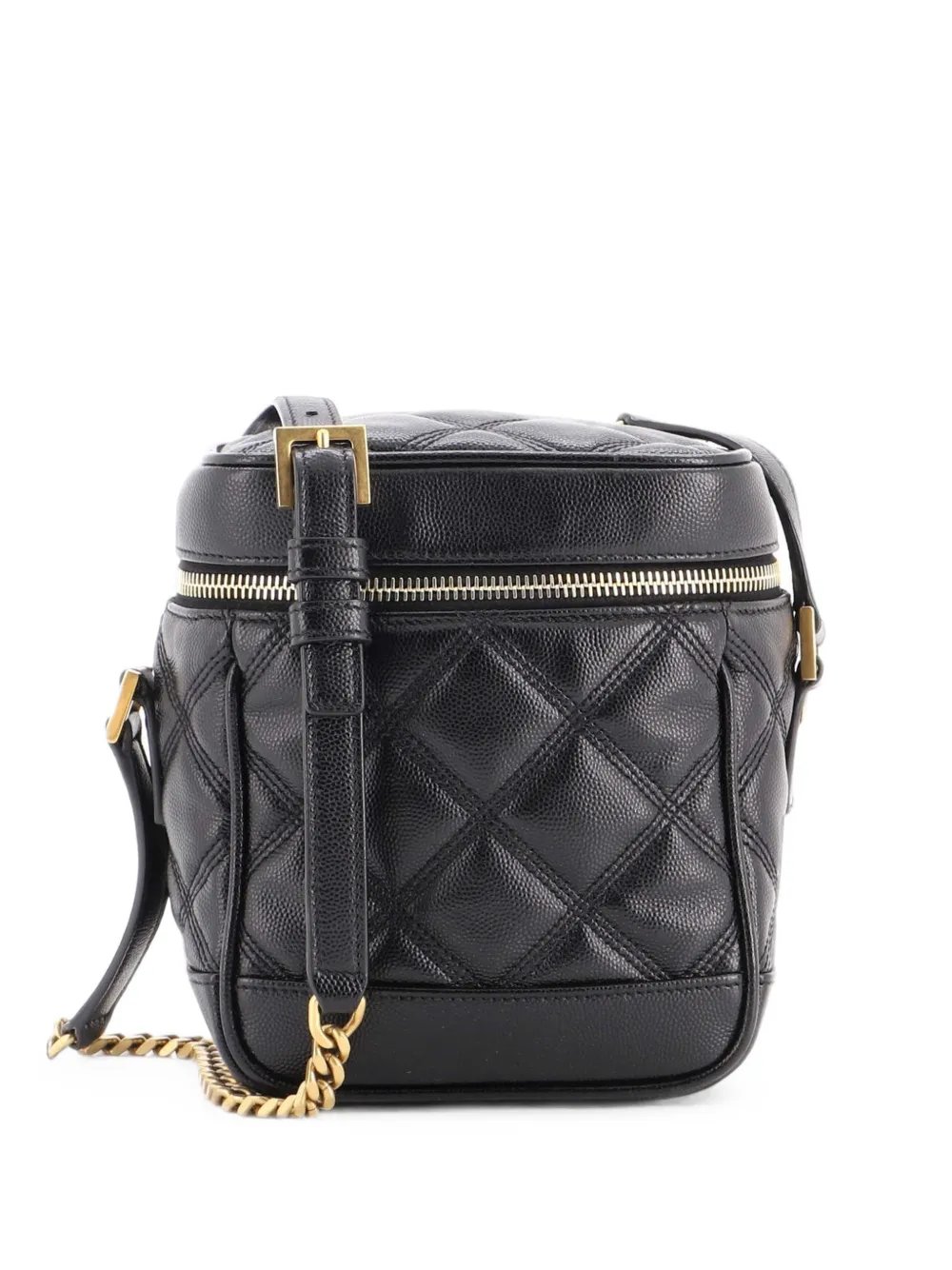 80's Vanity Bag Quilted Leather crossbody bag