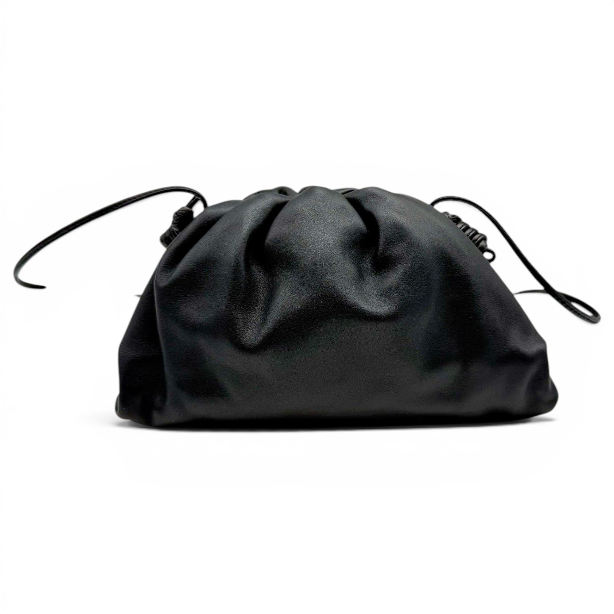 Pouch leather handbag