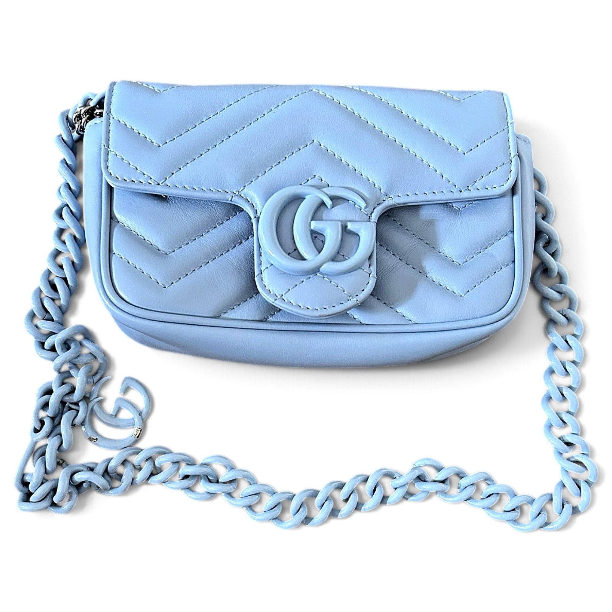 GG Marmont Flap leather crossbody bag