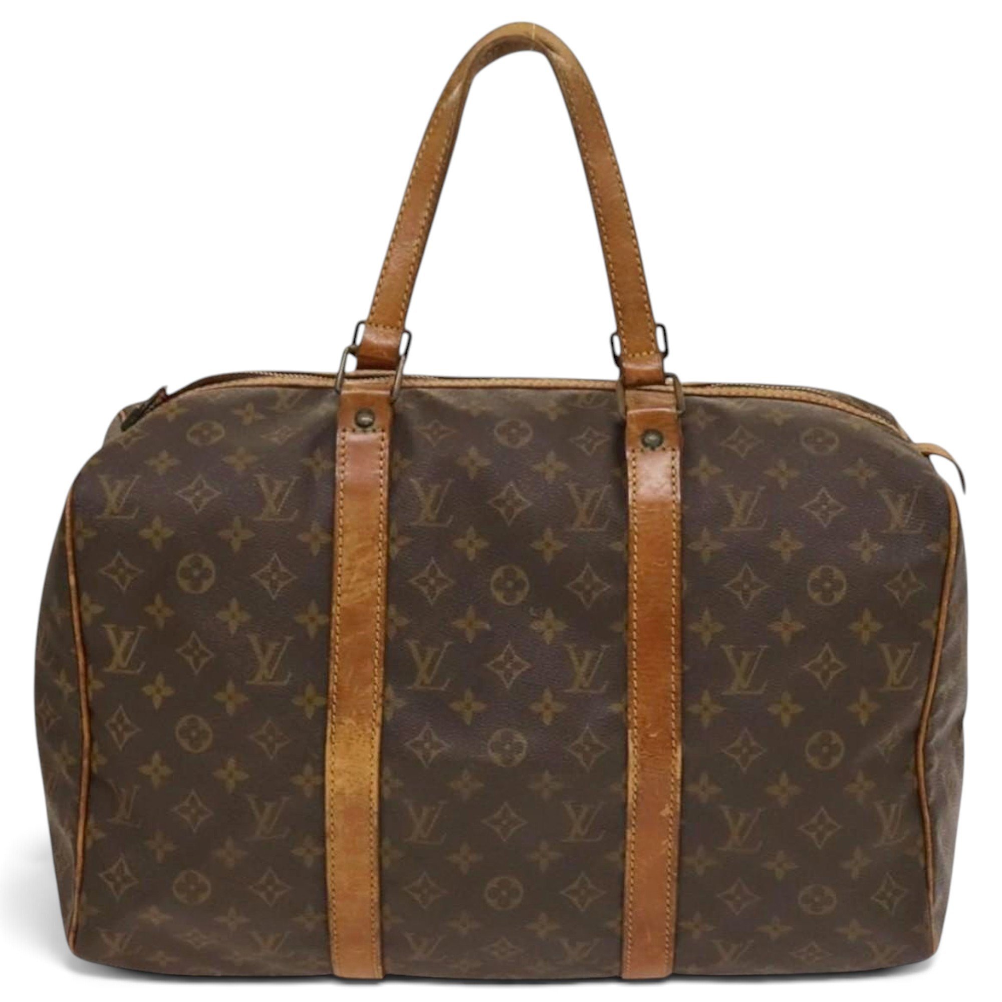 Leather travel bag