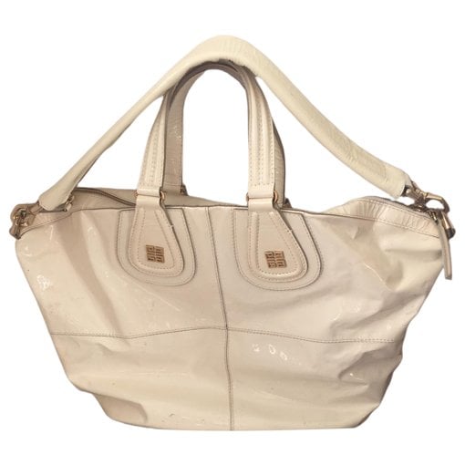 Patent leather handbag