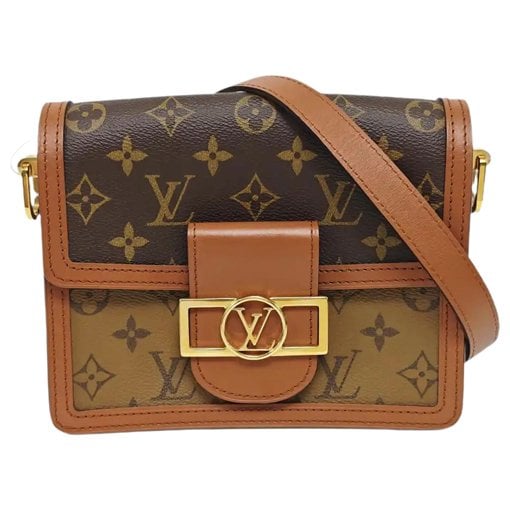 Dauphine leather mini bag