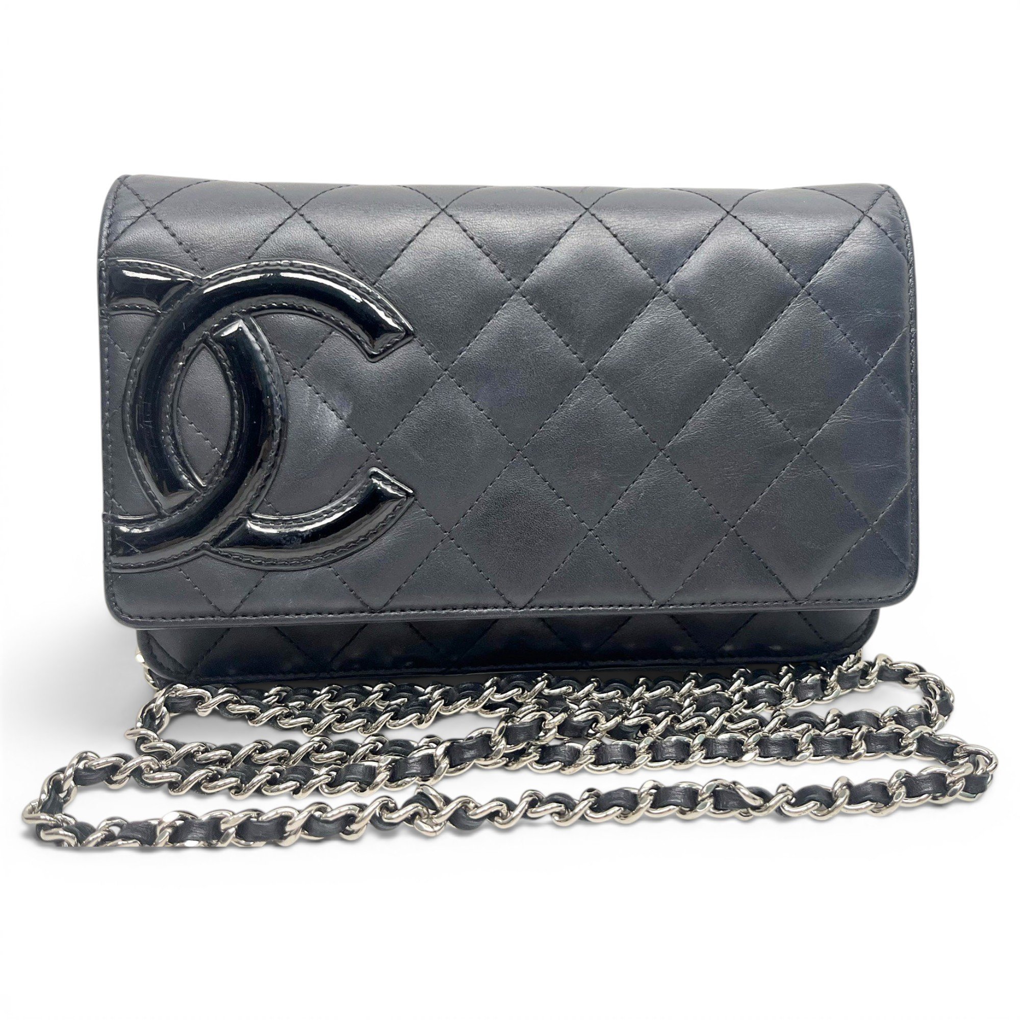 Wallet On Chain Cambon leather crossbody bag