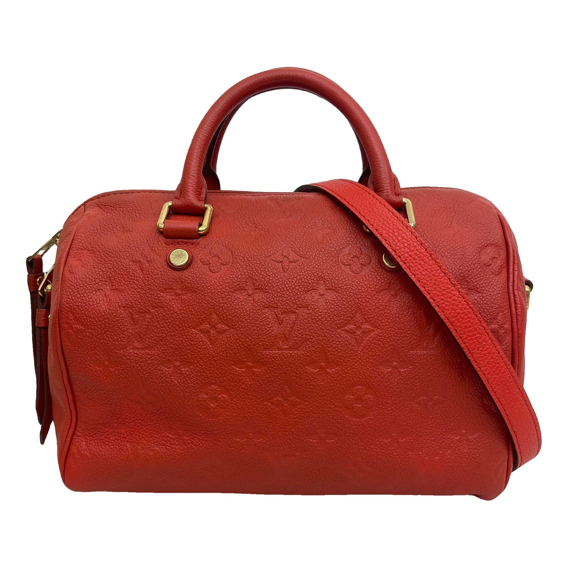 Speedy leather handbag
