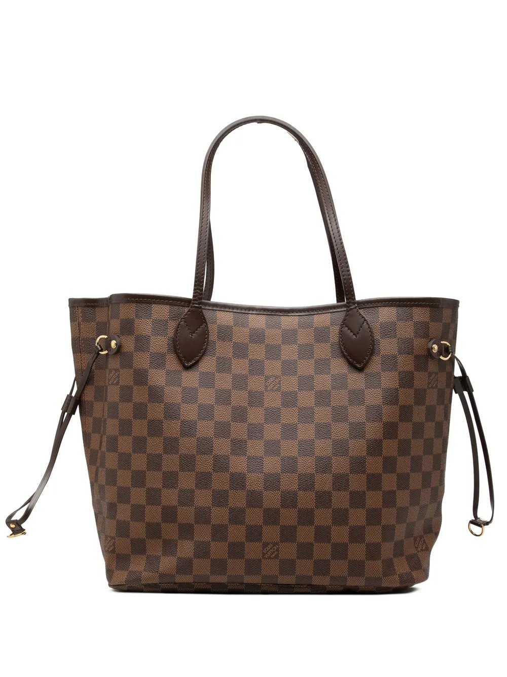 2009 Damier Ebene Neverfull MM tote bag