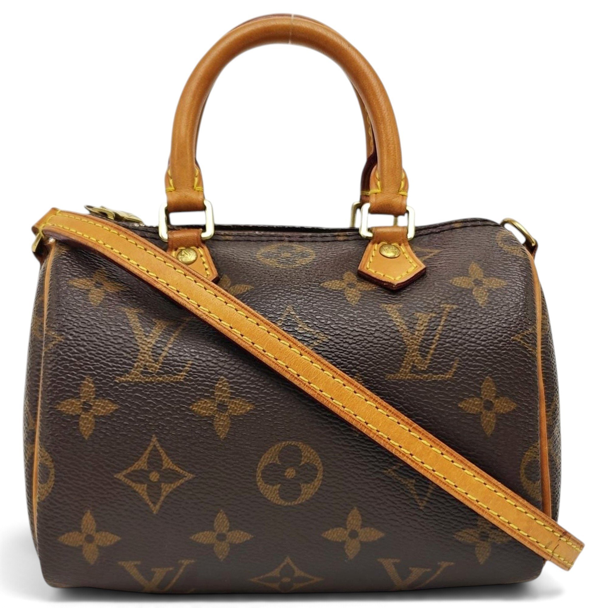 Nano Speedy / Mini HL leather handbag