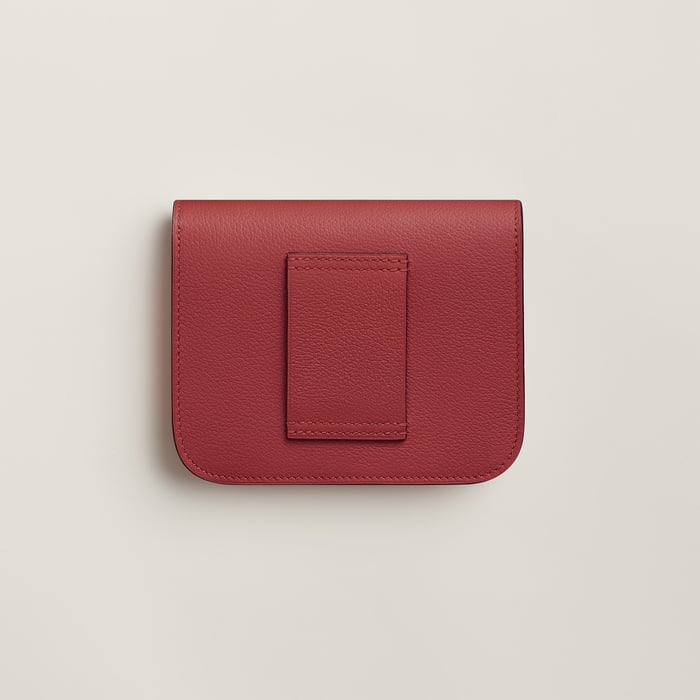 Rouge Grenat Constance Slim Wallet