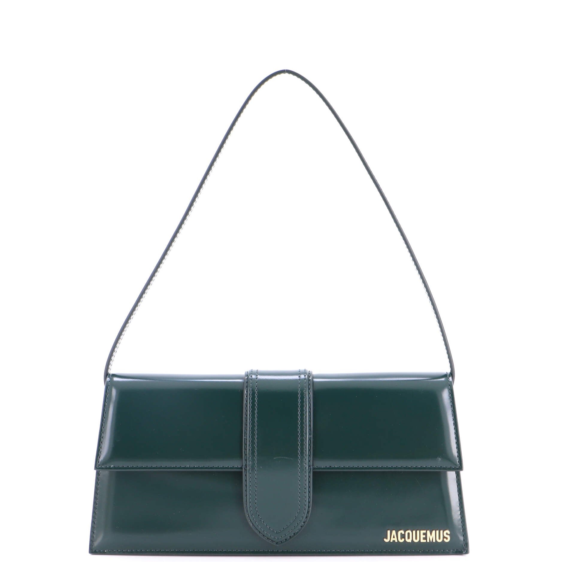Le Bambino Flap Shoulder Bag Leather Long