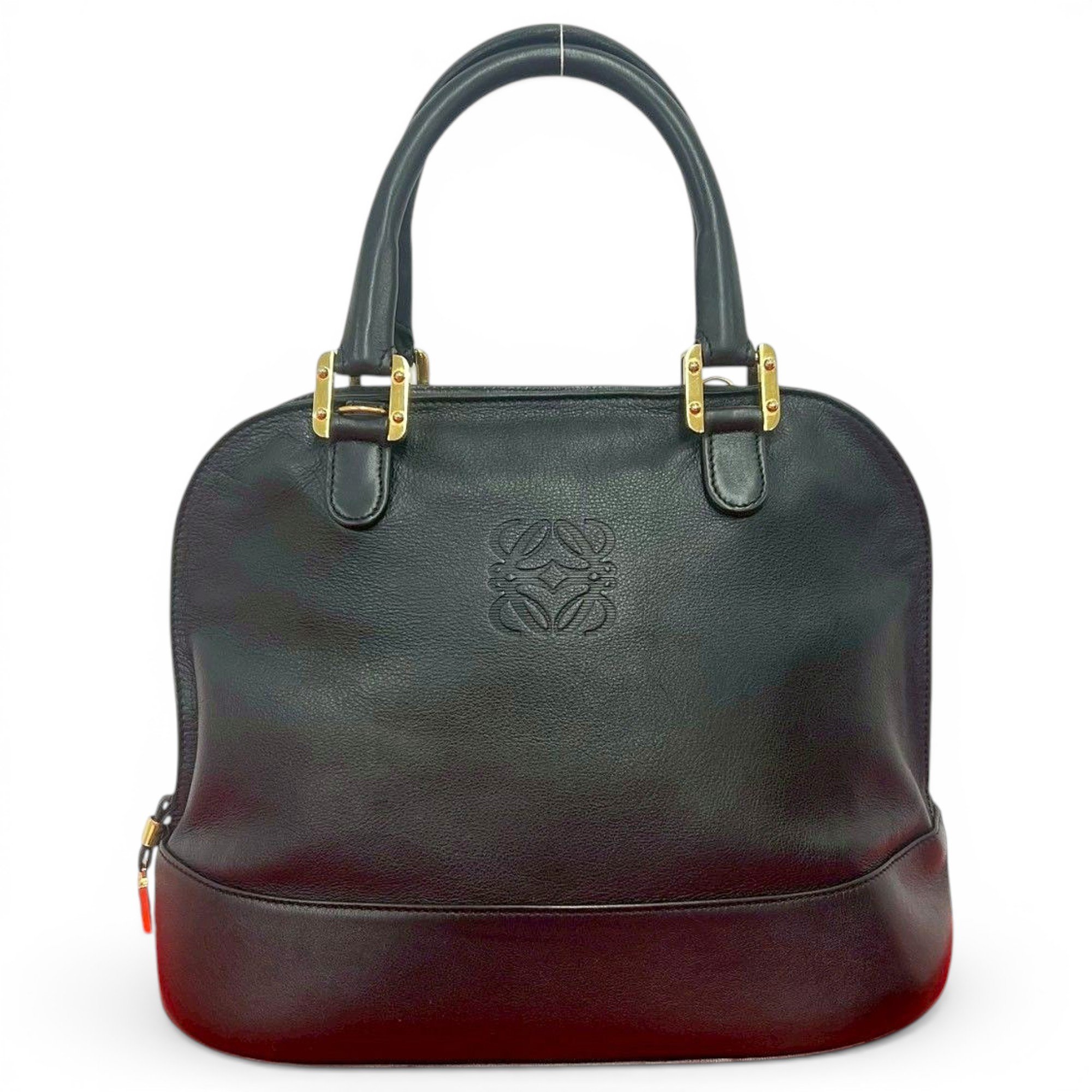 Anagram leather handbag