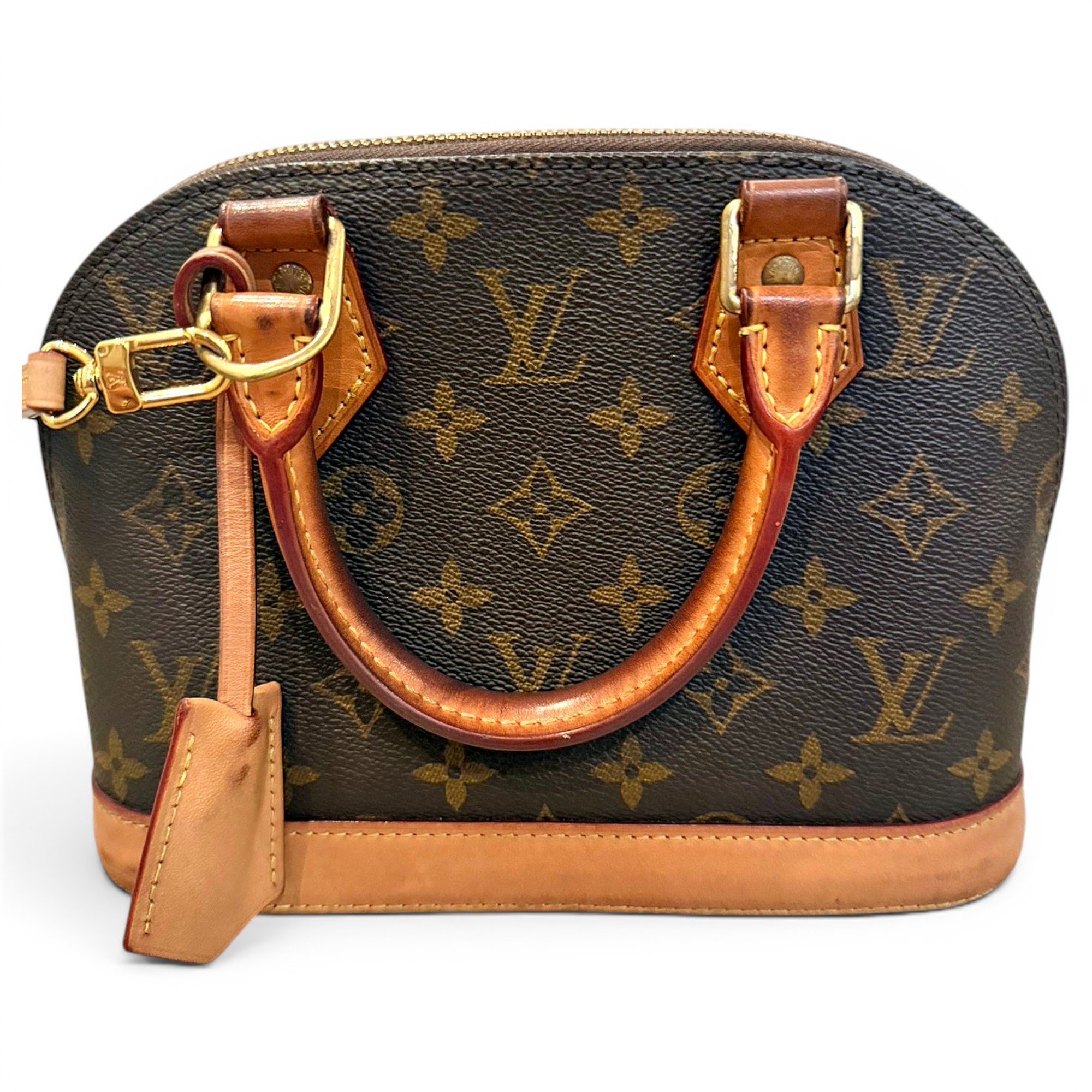 Alma leather handbag