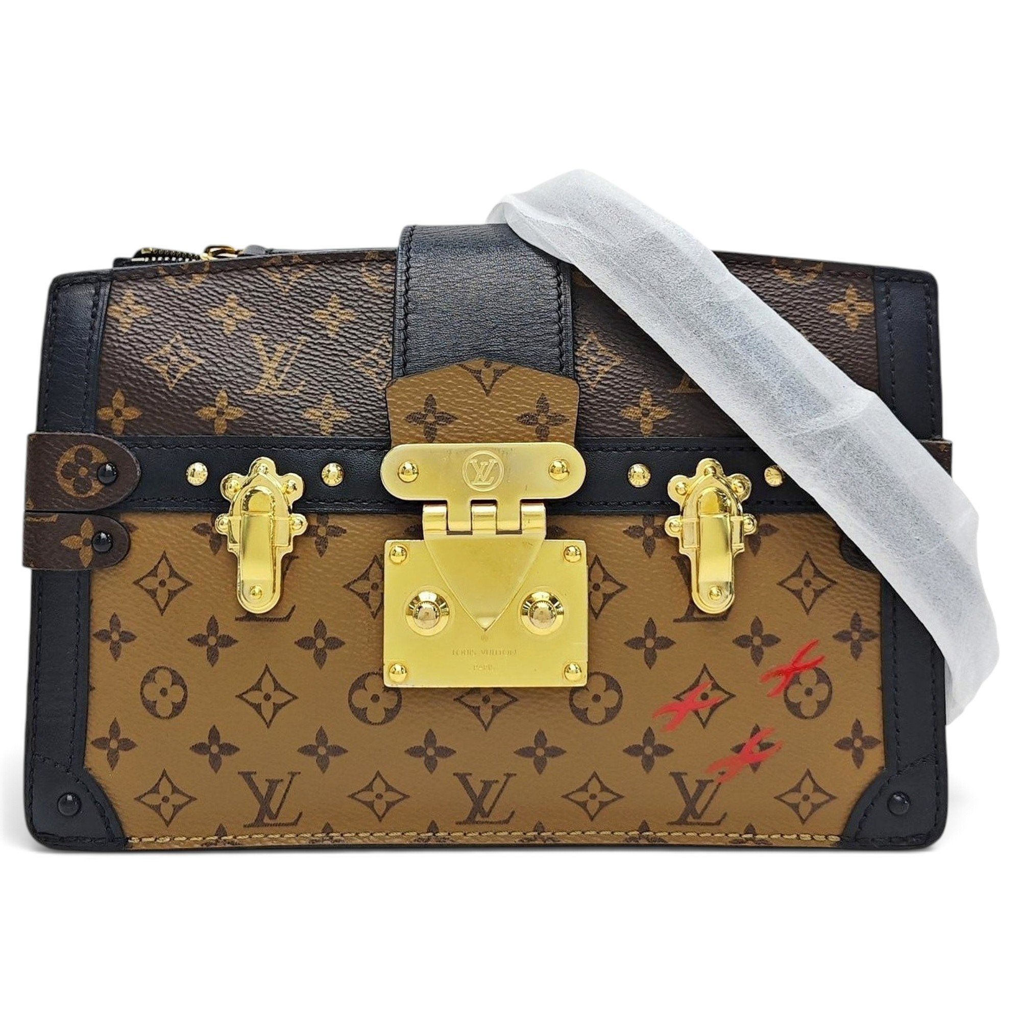 City Trunk leather handbag