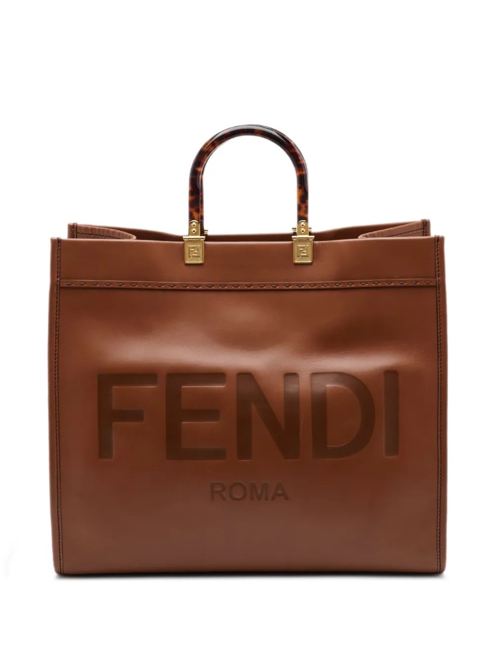 Sunshine leather tote bag