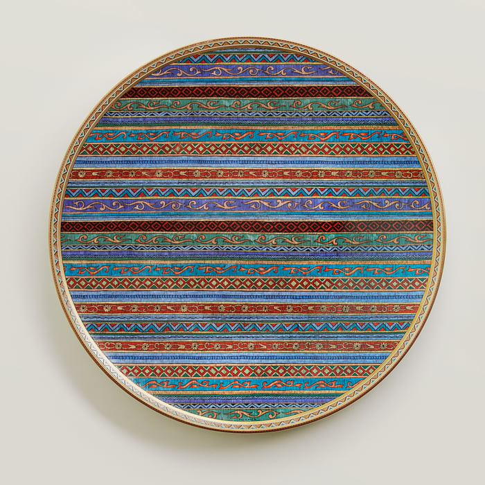 Sans Coloris Cheval D’orient Presentation Plate