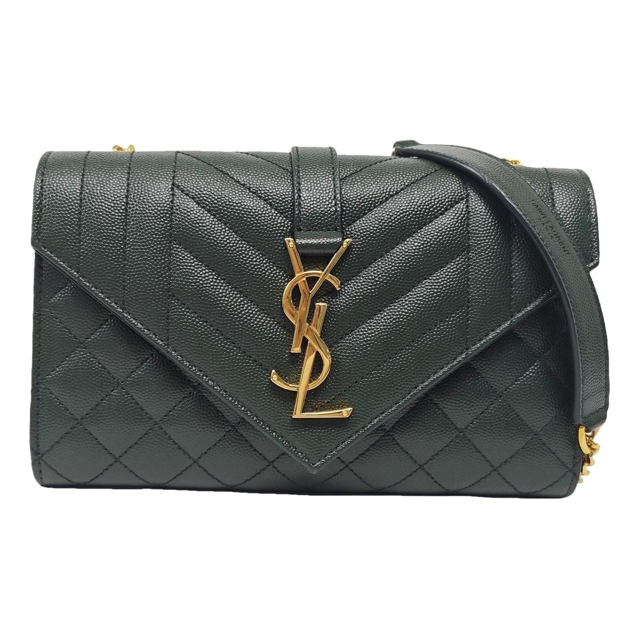 Envelope leather handbag