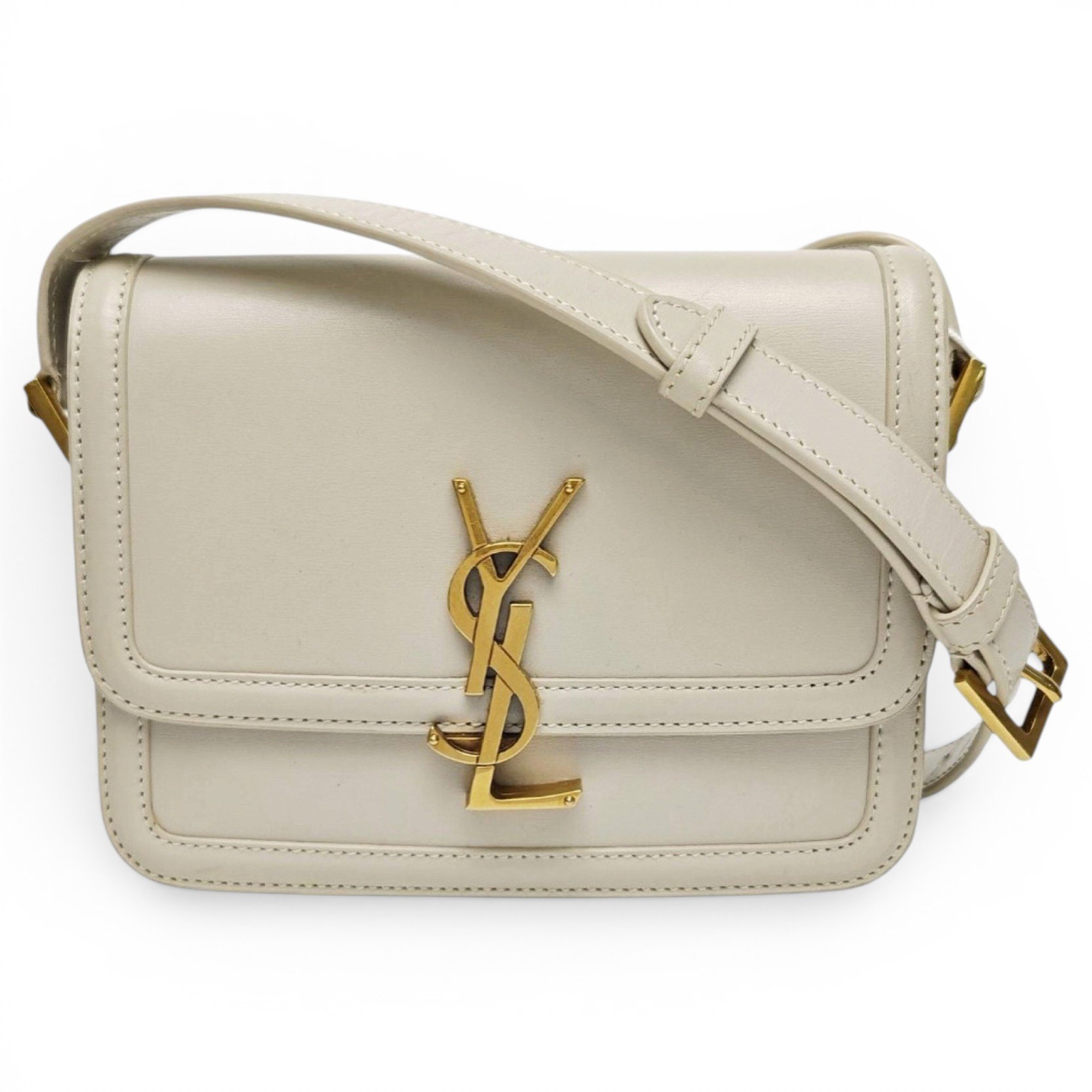 Solférino leather handbag