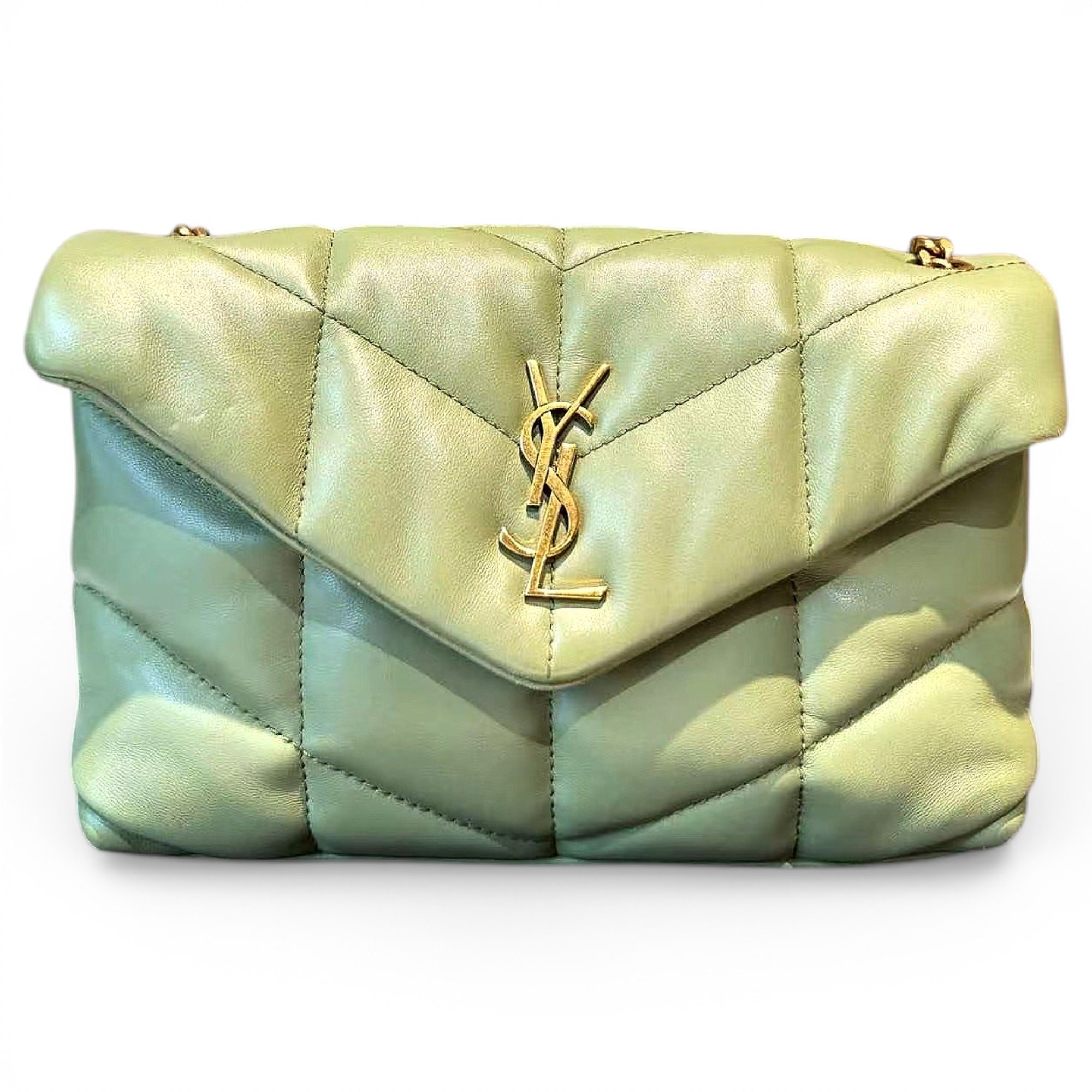 Loulou Puffer leather crossbody bag