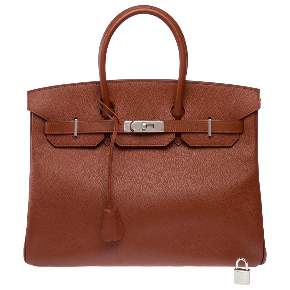 Birkin 35 leather handbag