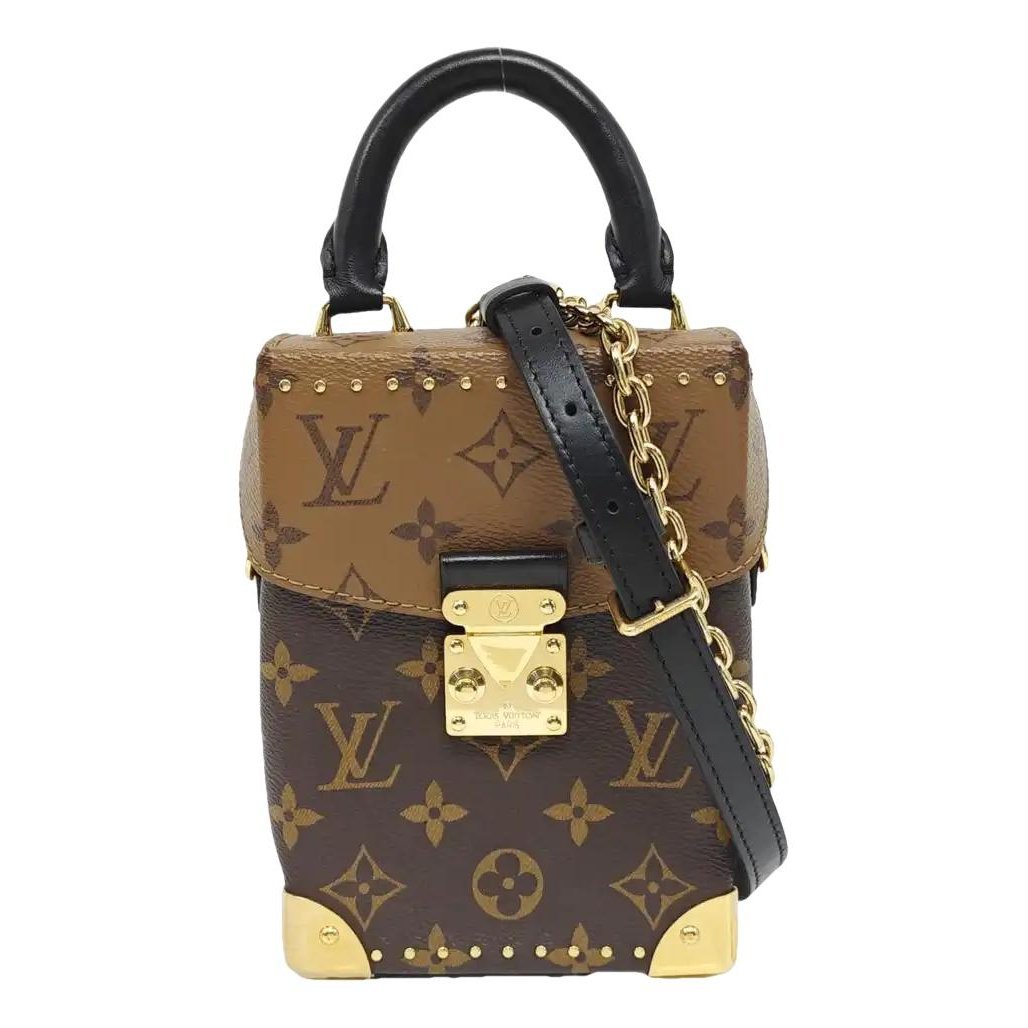 Camera Box leather handbag