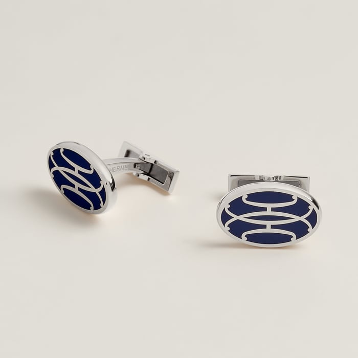 Bleu Saphir H Lift Cufflinks